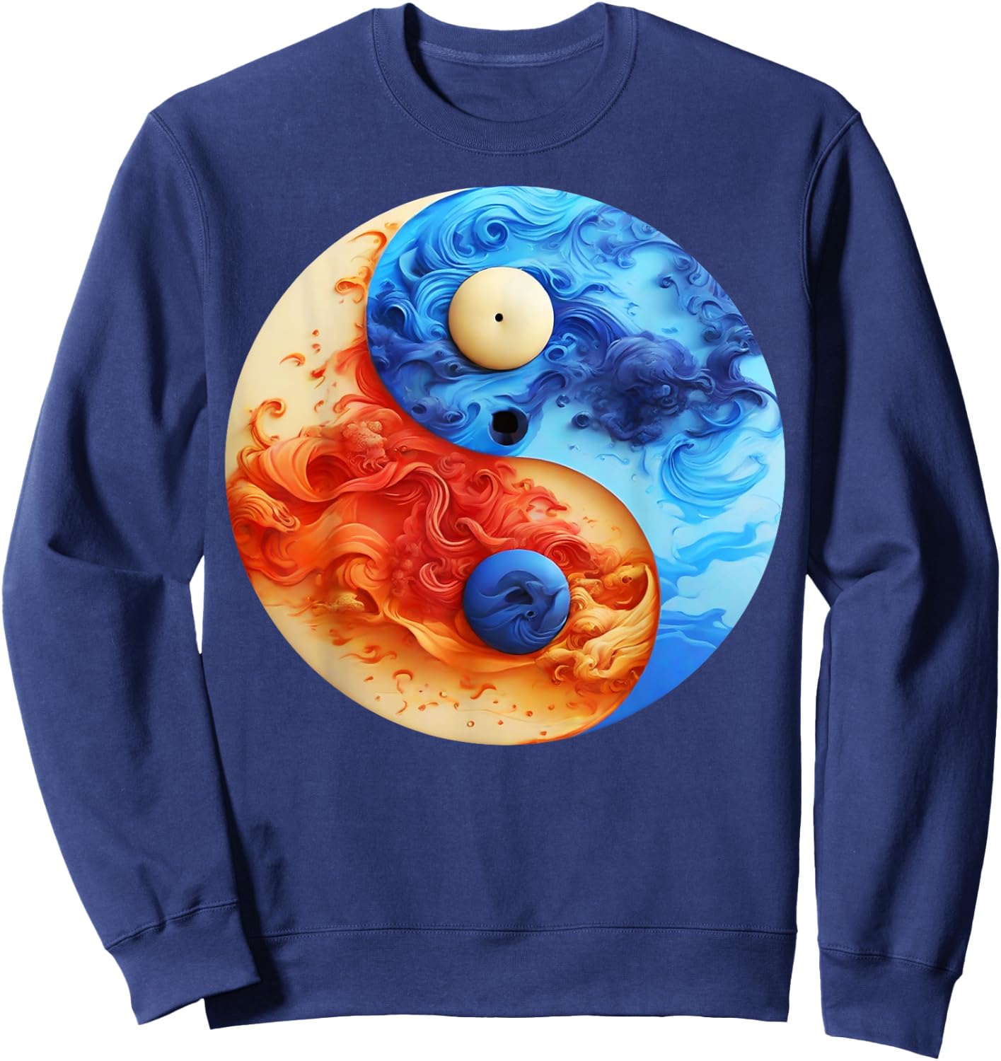Yin Yang Sweatshirt - Sweatshirt | Navy