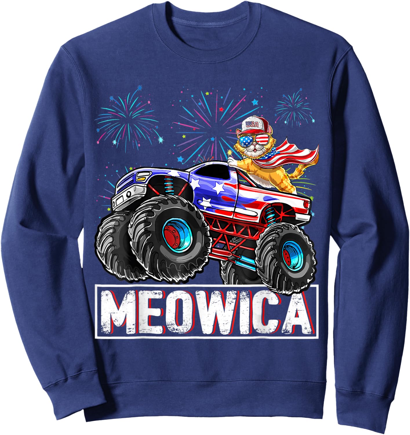 Meowica Sweatshirt - Sweatshirt | Navy