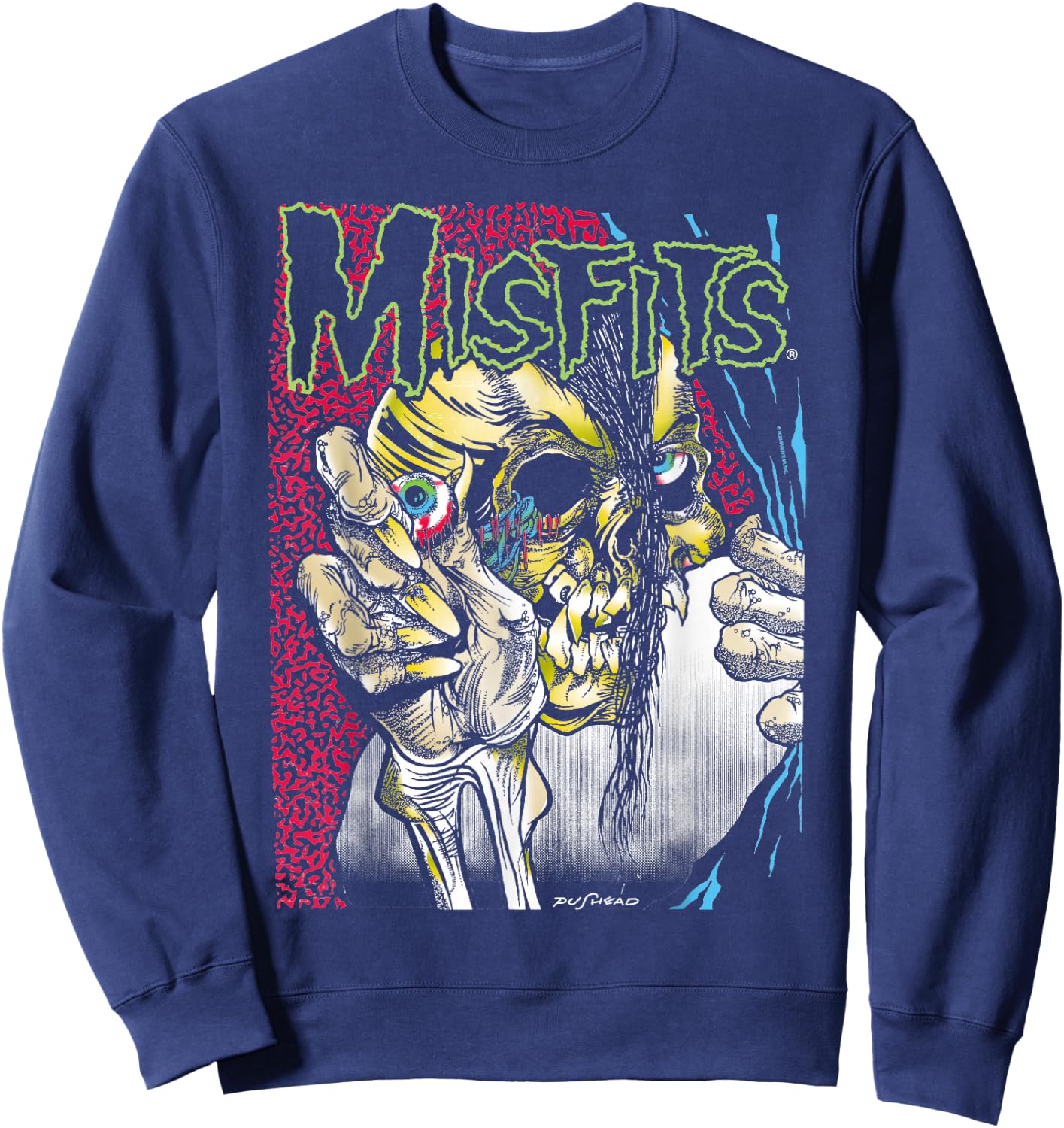 Misfits – Die Die Artwork Sweatshirt - Sweatshirt | Navy