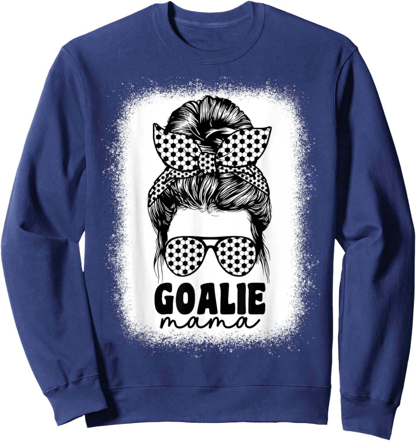 Soccer Goalie Mama Goal Keeper Soccer Goalkeeper Mom Funny Sweatshirt - Sweatshirt | Navy
