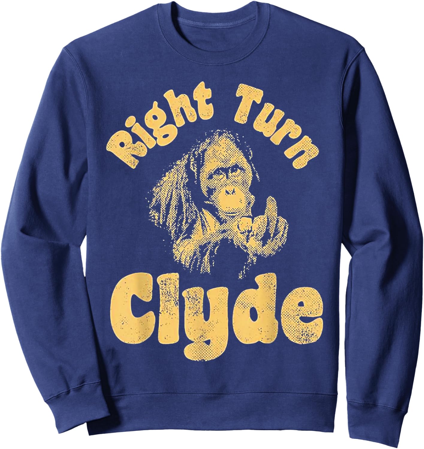 Right Turn Clyde Sweatshirt - Sweatshirt | Navy