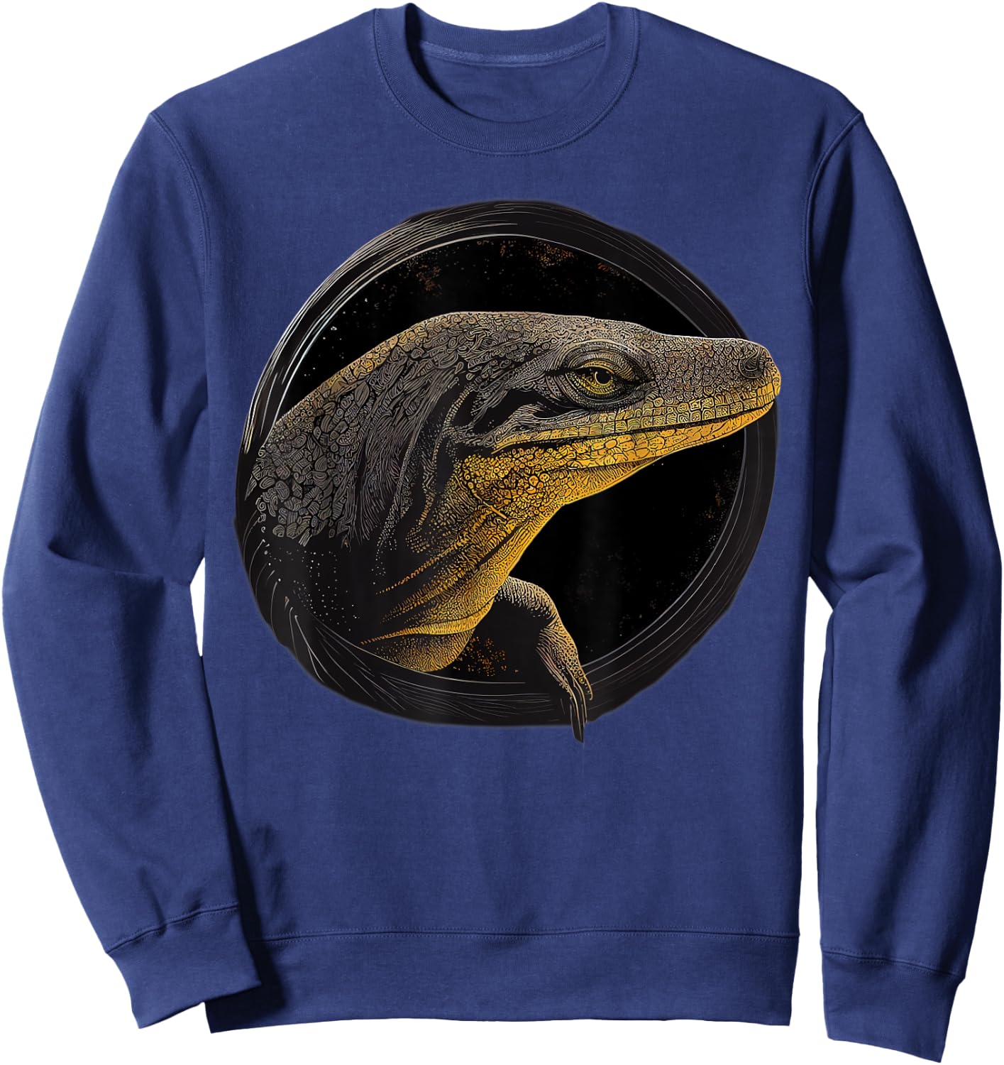Comodo Dragon Animal Lover Wildlife Comodo Dragons Sweatshirt - Sweatshirt | Navy