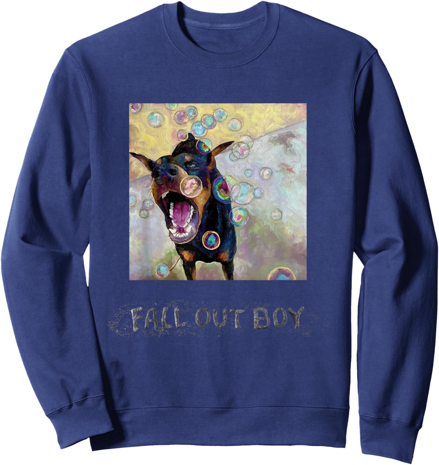 Fall Out Boy - SMFS Album Cover Sweatshirt - Sweatshirt | Navy