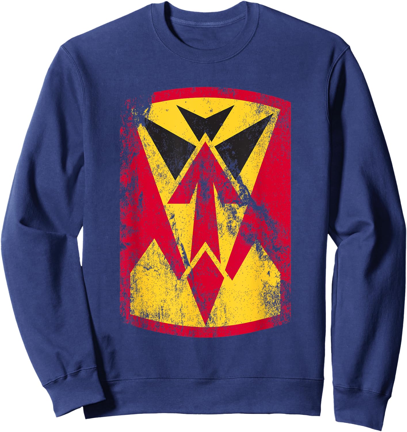 35th Air Defense Artillery Brigade Patch - 35th ADA Vintage Sweatshirt - Sweatshirt | Navy