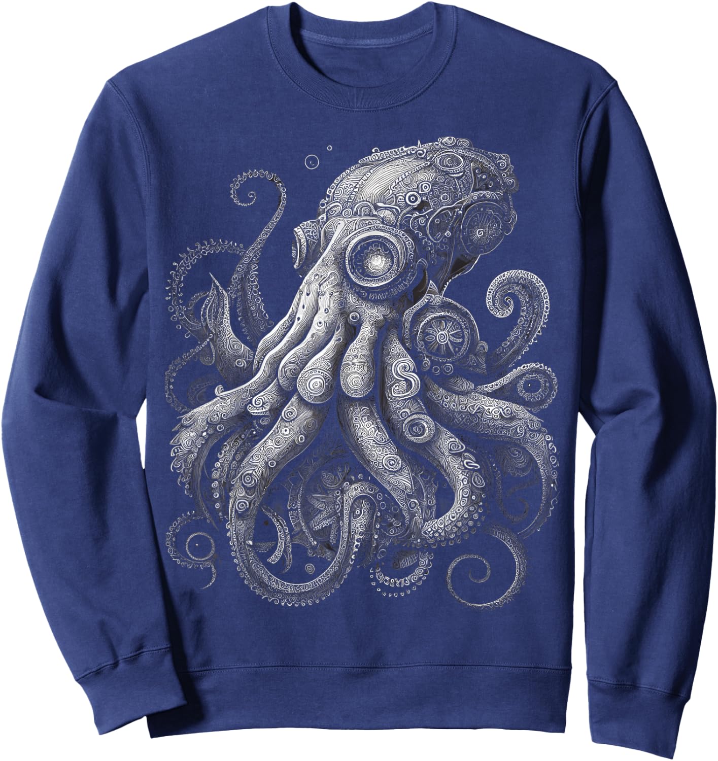 Octopus Tentacle Sea Creature Ocean Marine Biology Design Sweatshirt - Sweatshirt | Navy