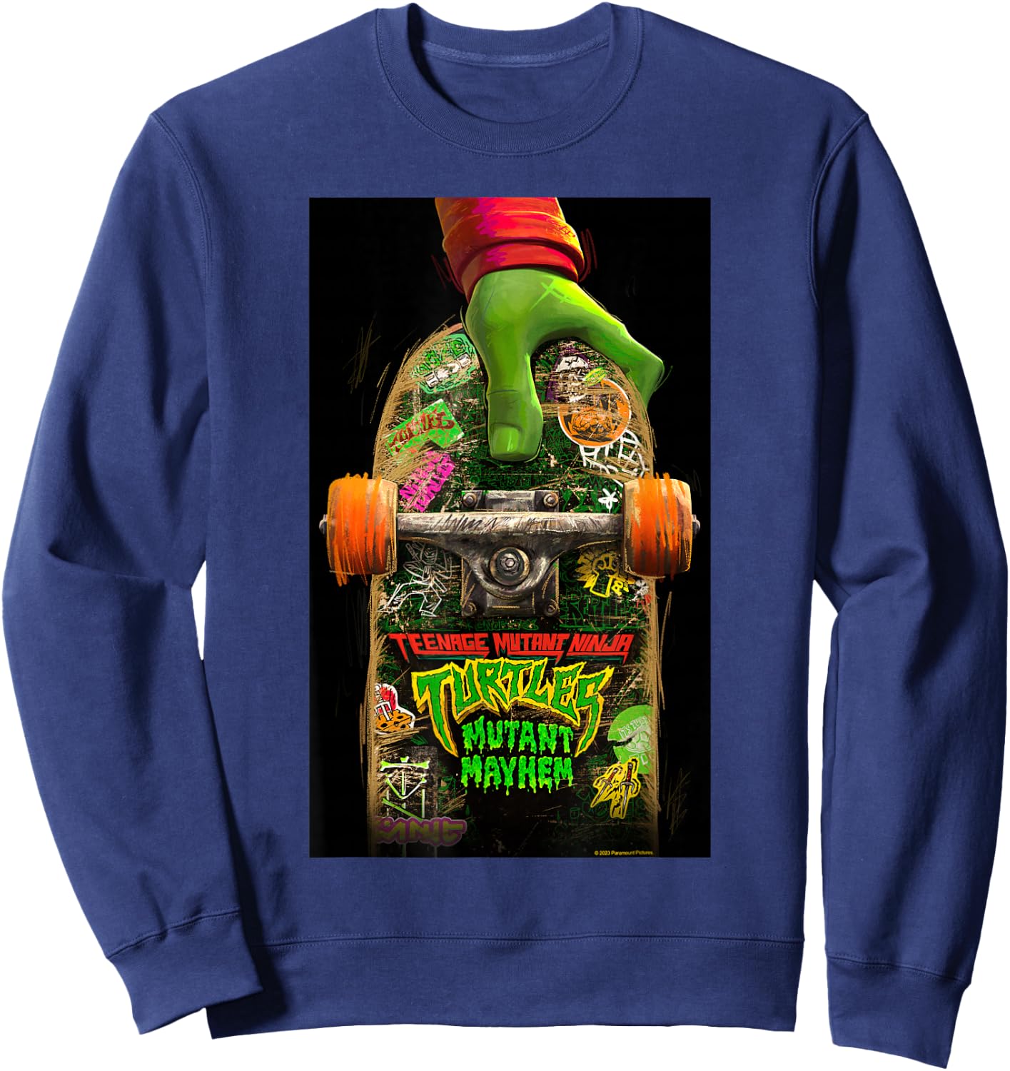 Teenage Mutant Ninja Turtles: Mutant Mayhem Poster Sweatshirt - Sweatshirt | Navy