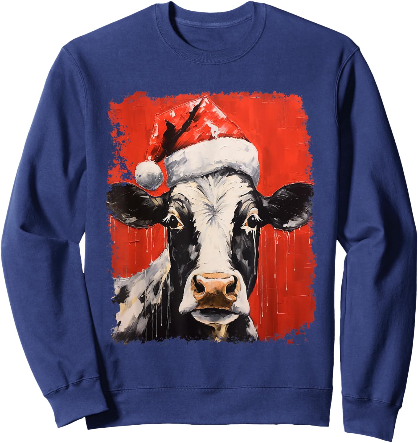 Farm Animals Christmas Sweatshirt - Sweatshirt | Navy