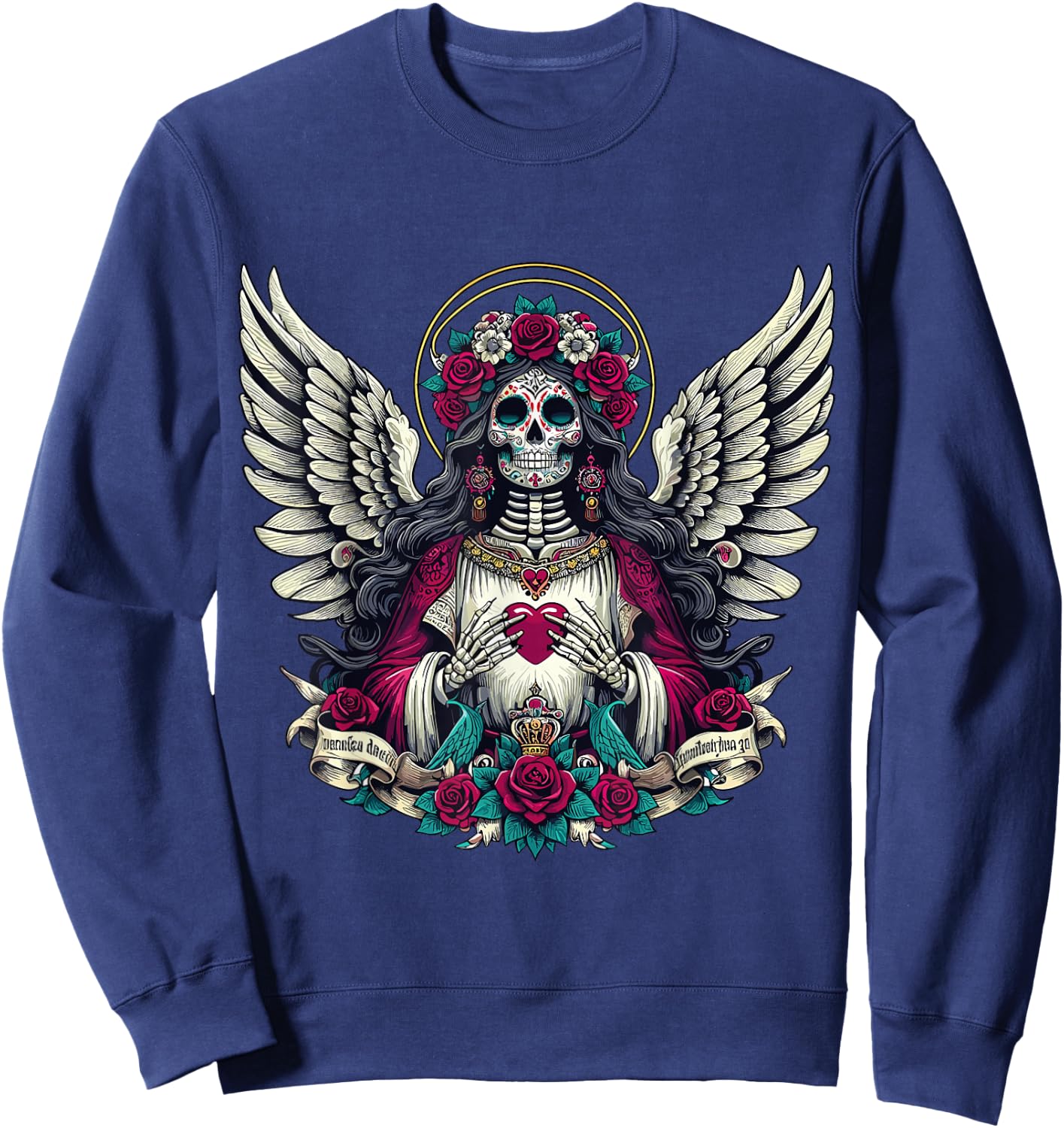 Santa Muerte Sweatshirt - Sweatshirt | Navy
