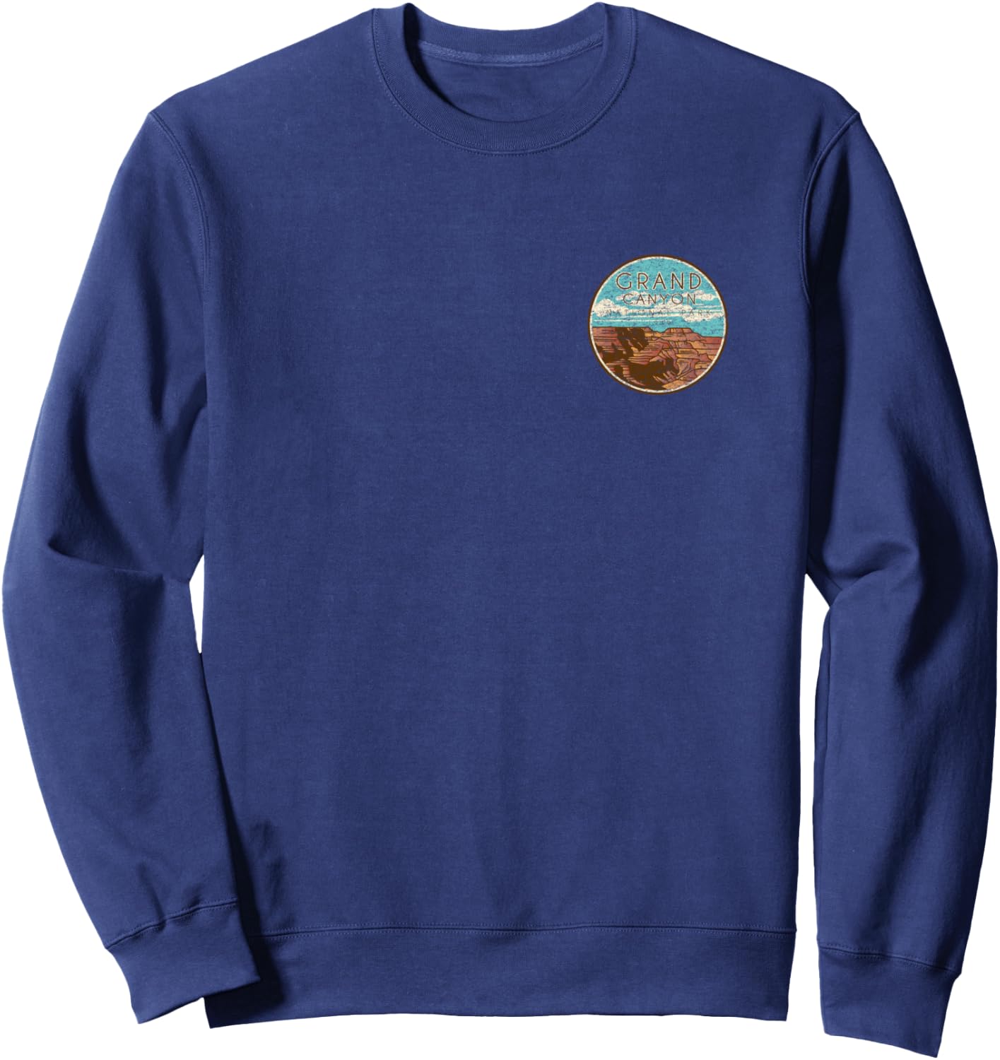 Grand Canyon National Park Retro Sweatshirt - Sweatshirt | Navy