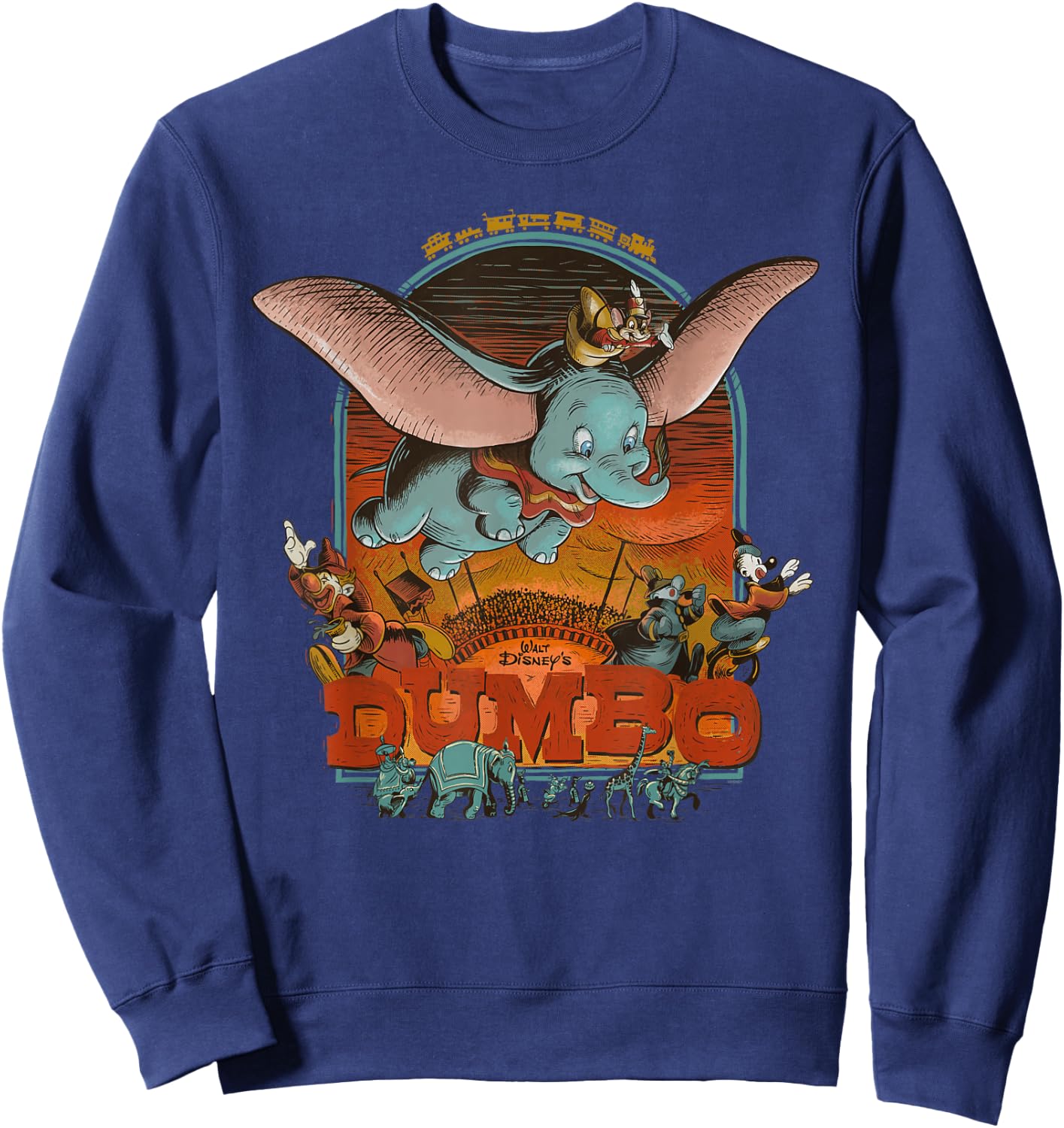 Disney 100 Anniversary Dumbo Artists Series D100 Sweatshirt - Sweatshirt | Navy