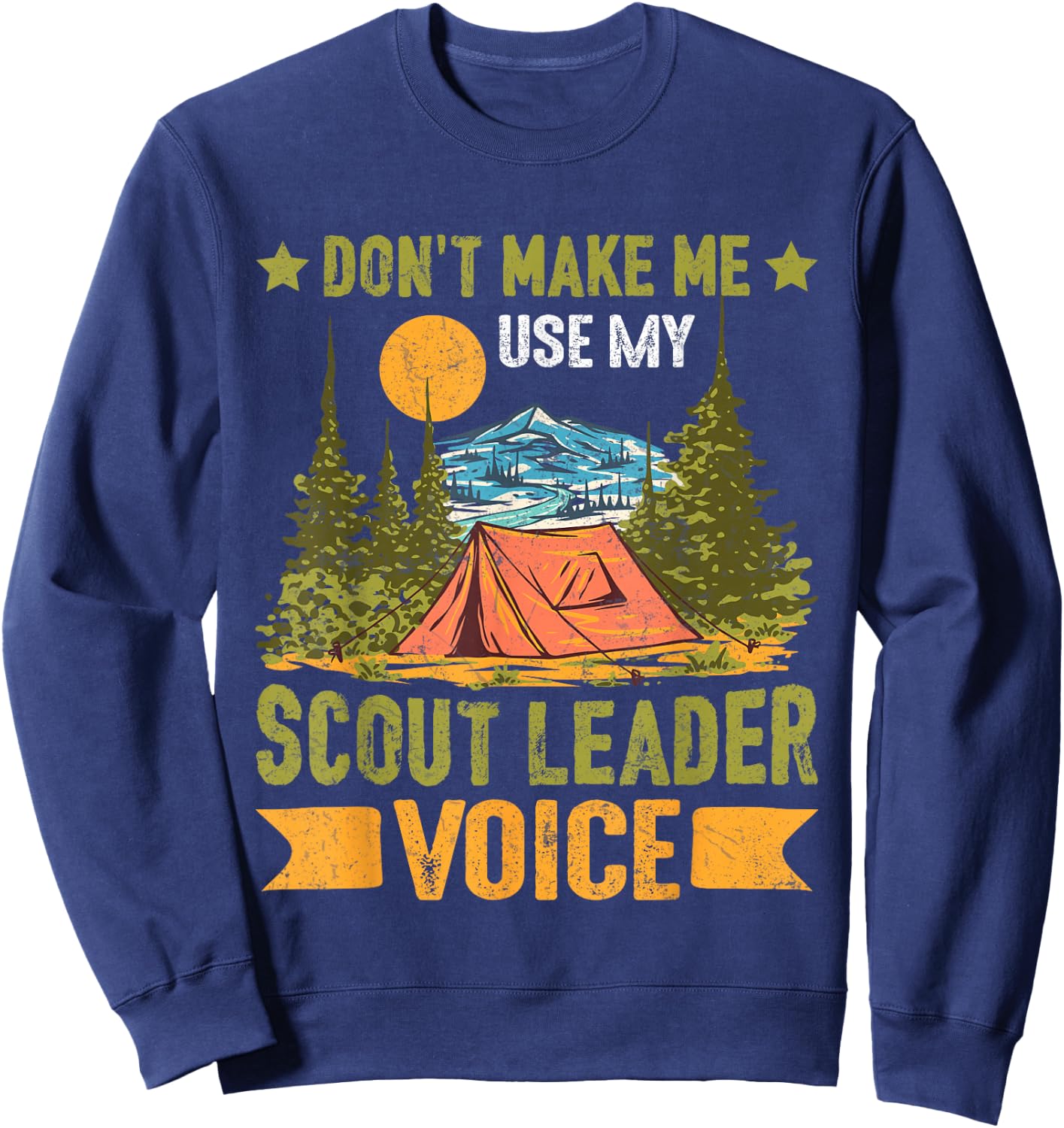 Scout For Girls boys Funny Scouting Leader Sweatshirt - Sweatshirt | Navy