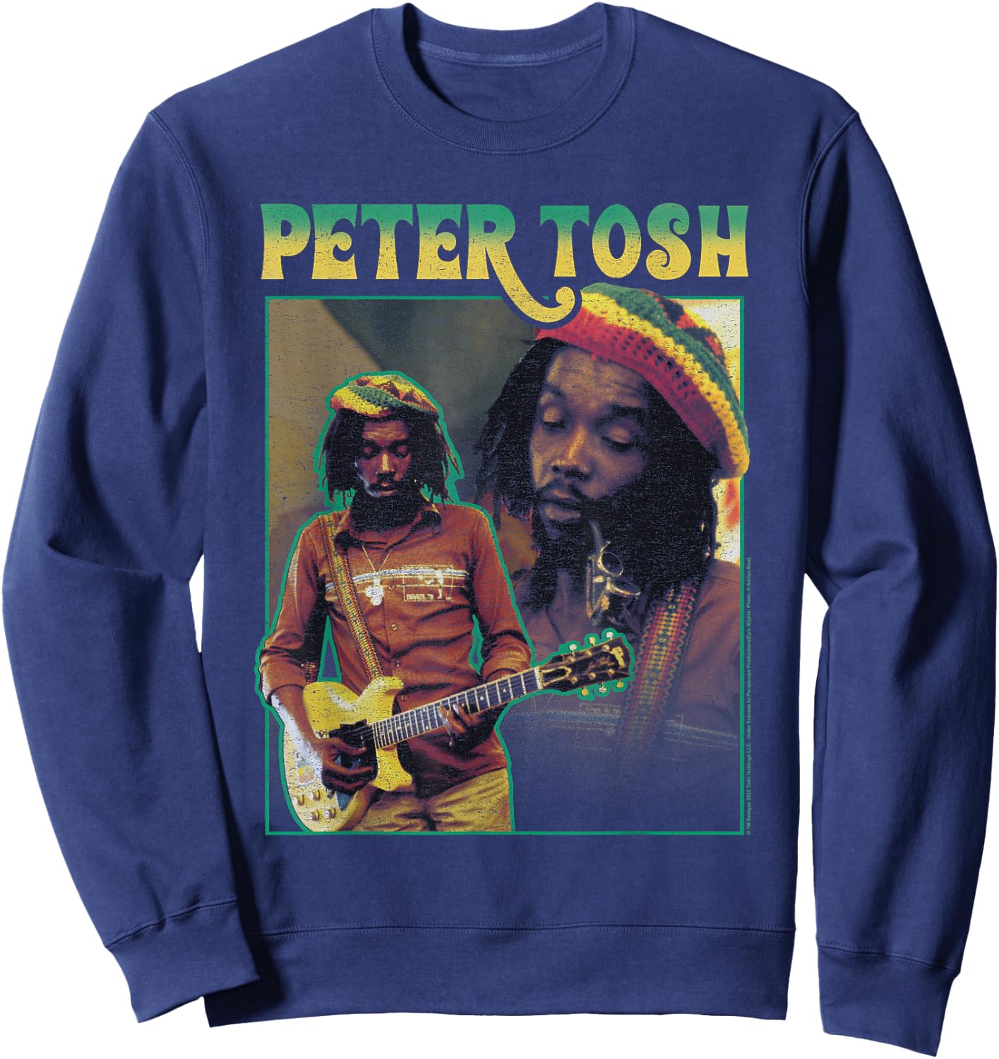 Peter Tosh Double Portrait Sweatshirt - Sweatshirt | Navy