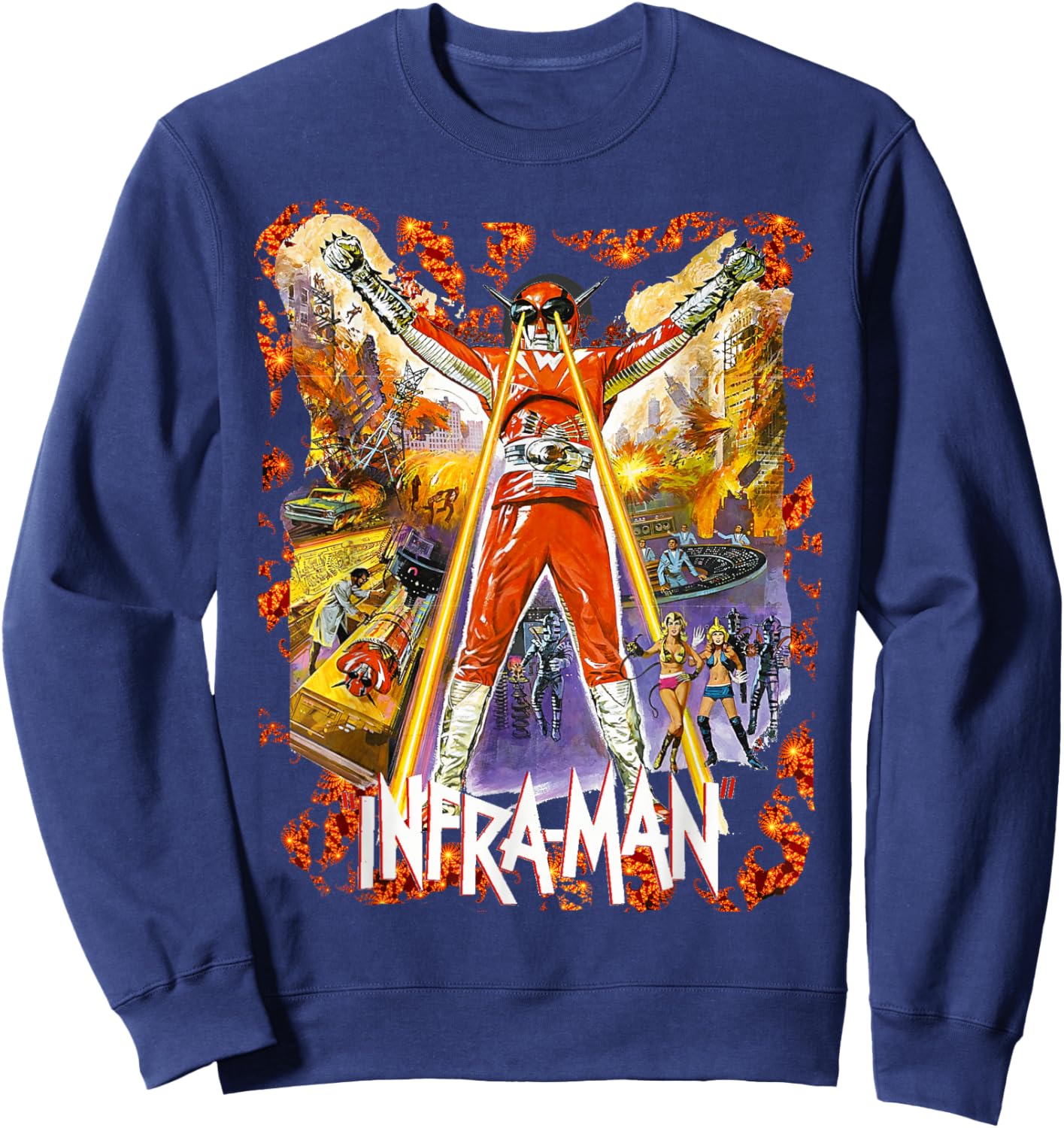 Inframan Infra-Man Sweatshirt - Sweatshirt | Navy