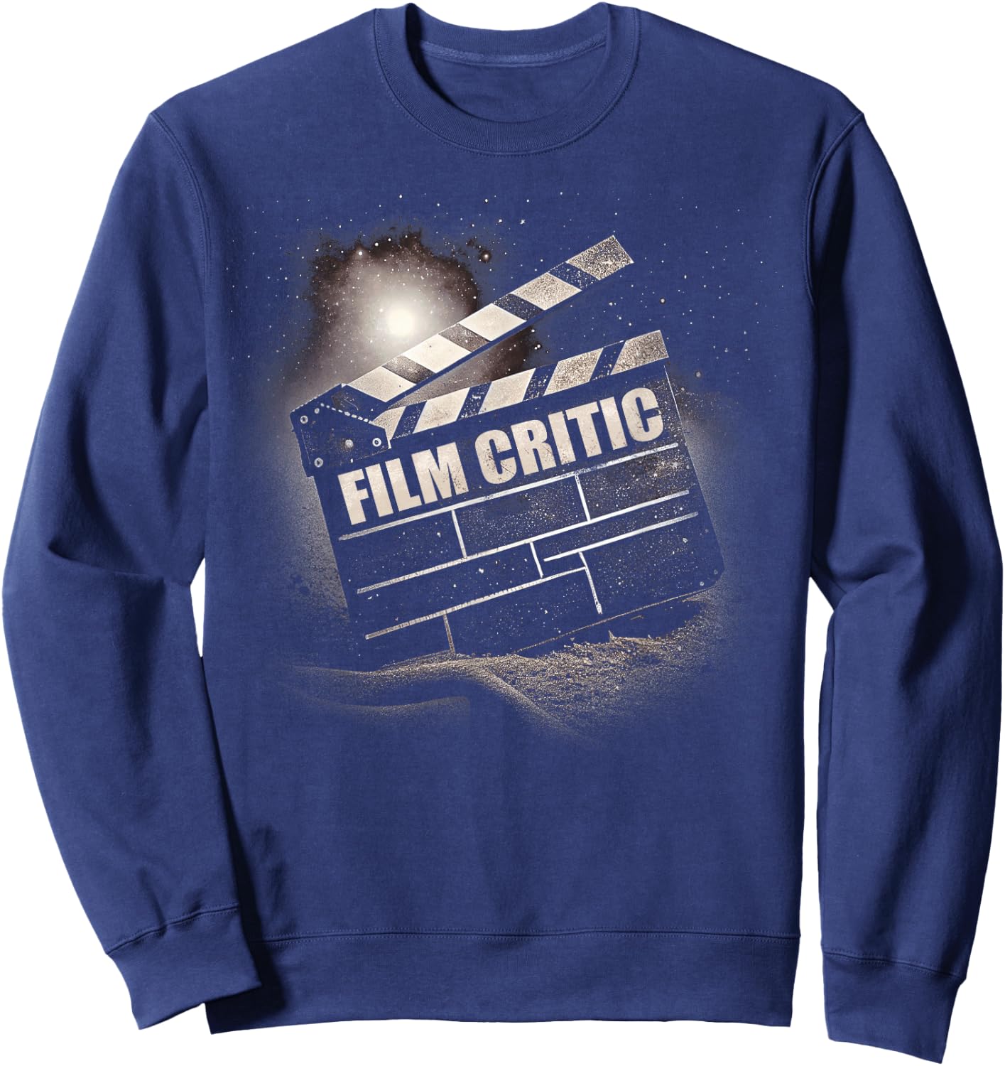 Film Critic Movie Clapper Board Costume Sweatshirt - Sweatshirt | Navy