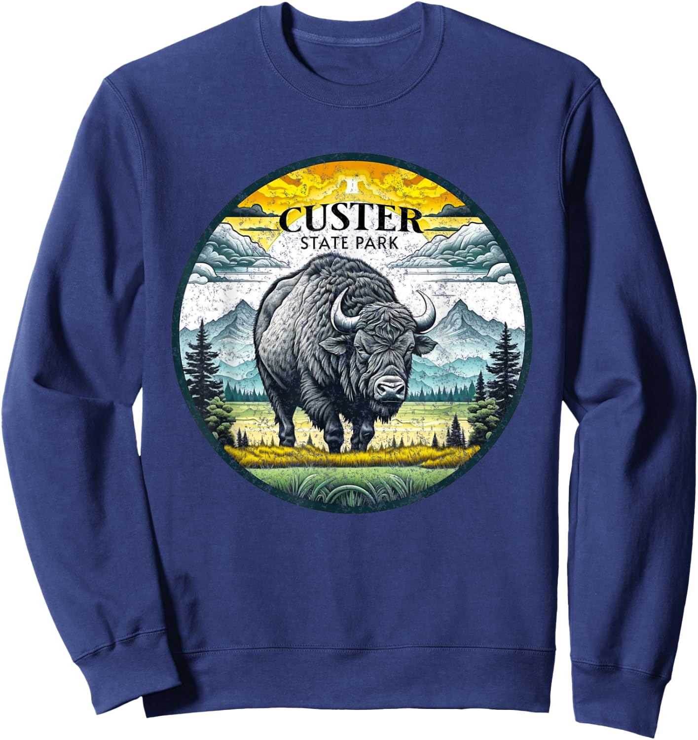 Custer State Park Sweatshirt - Sweatshirt | Navy