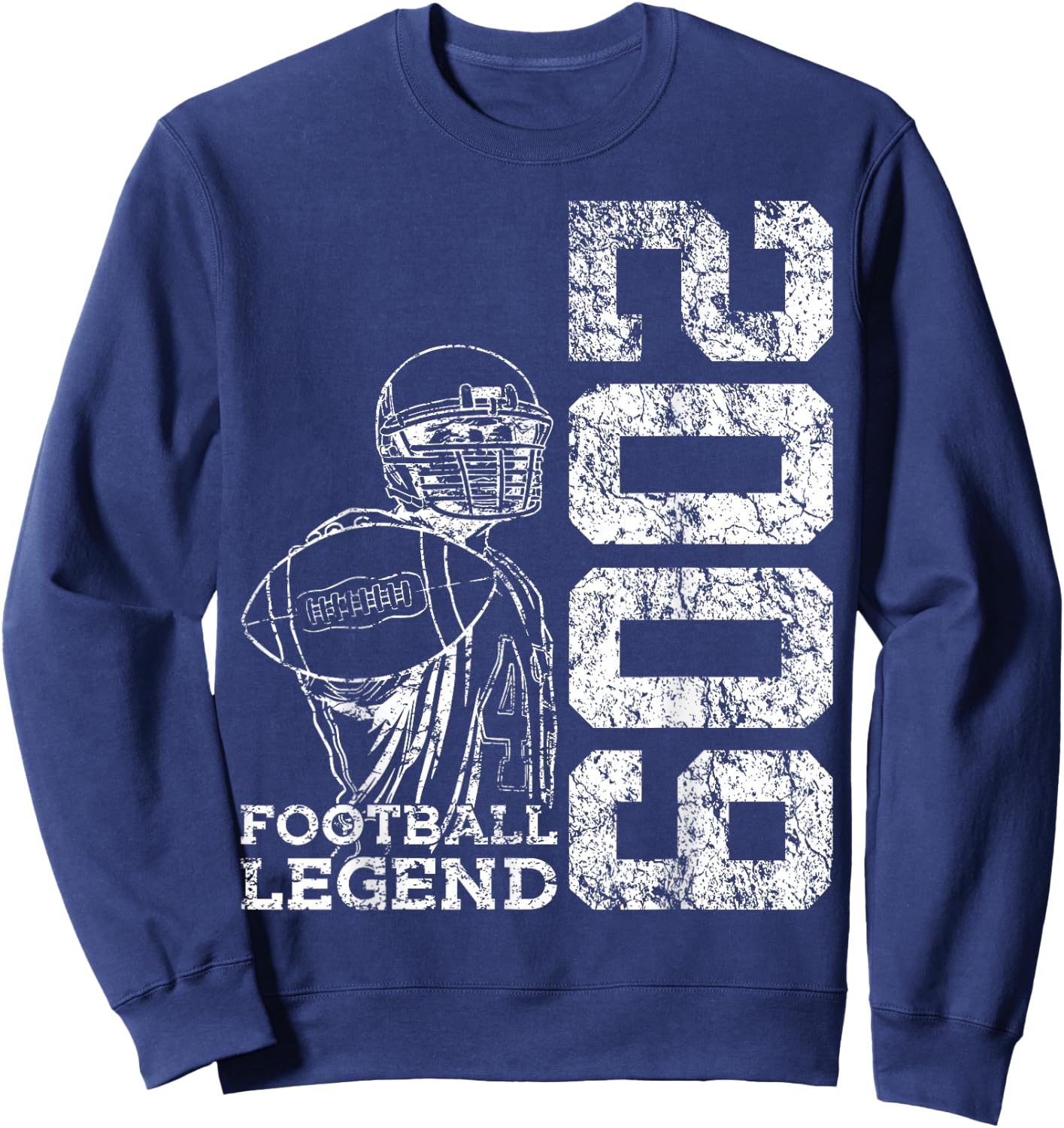 17 Years Football Legend 2009 17th Birthday Sweatshirt - Sweatshirt | Navy