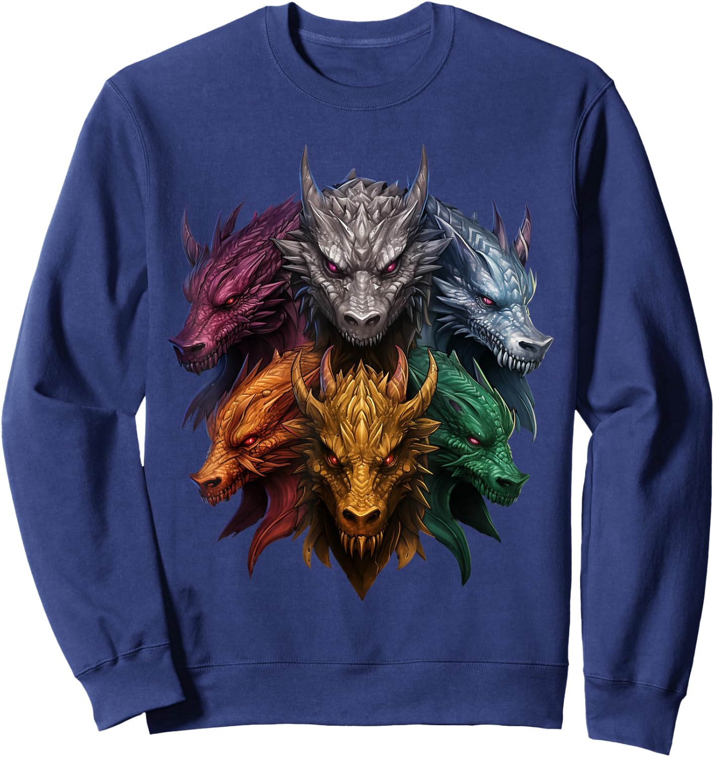 Dragon Lovers Dragon Types Women Men Girls Boys Dragons Sweatshirt - Sweatshirt | Navy