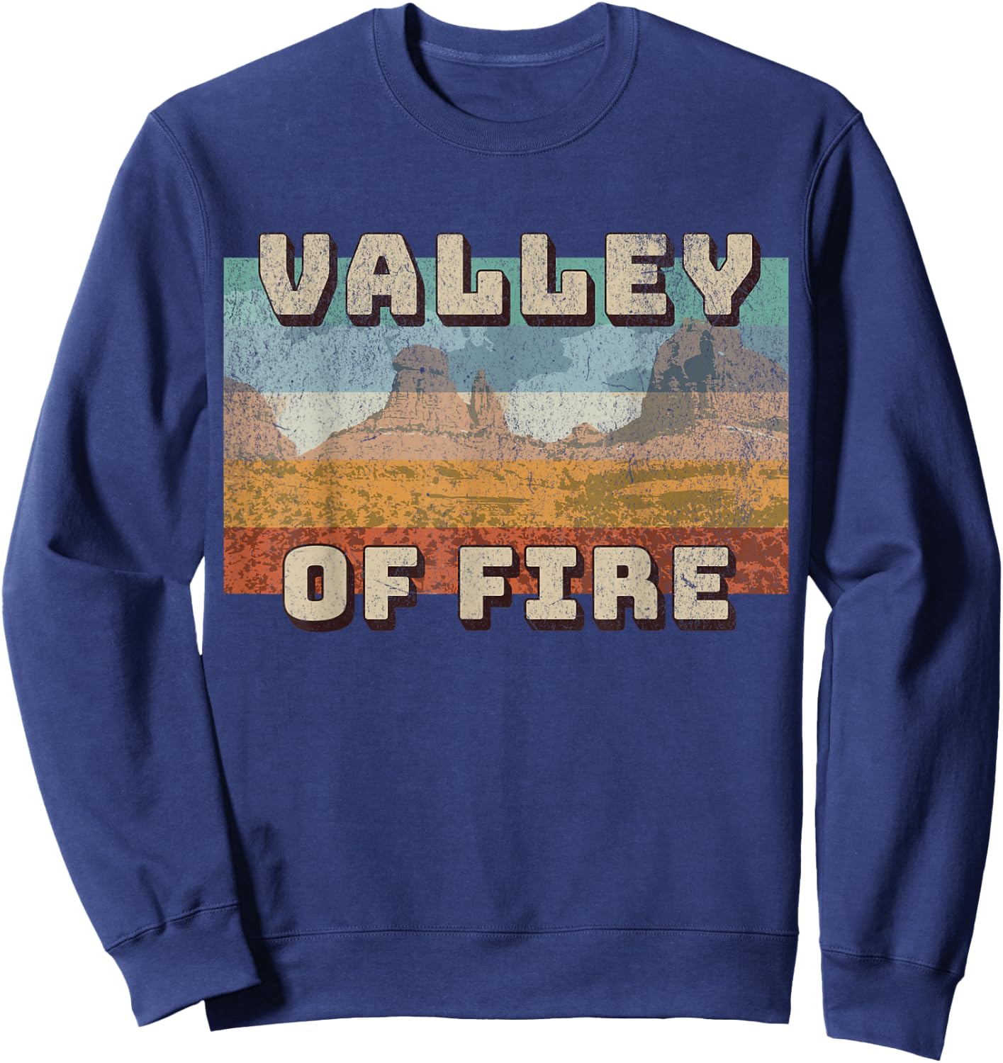 Valley Of Fire State Park Sweatshirt - Sweatshirt | Navy
