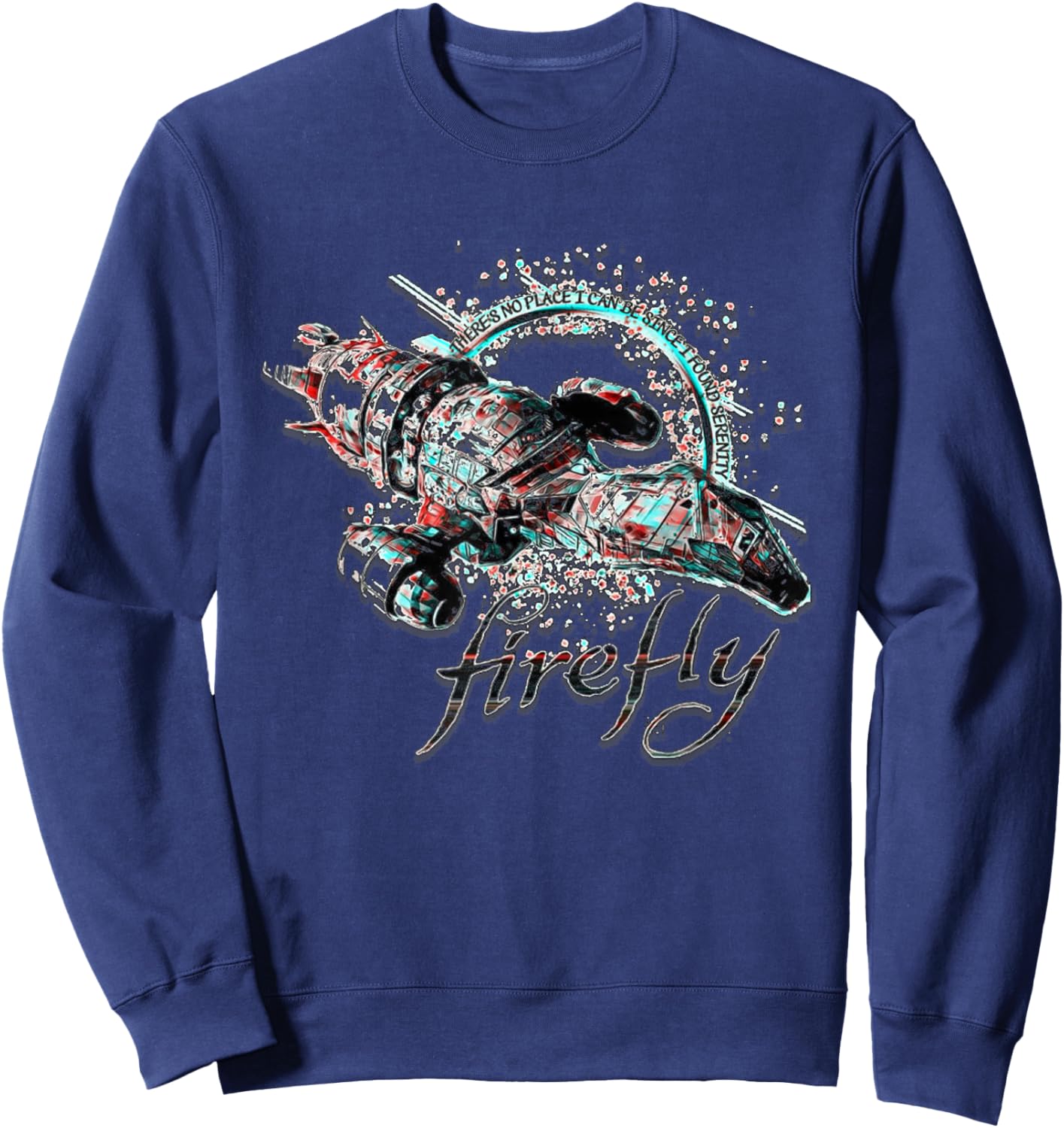 Vintage Shiny Since 2002 Firefly Serenity Sweatshirt - Sweatshirt | Navy
