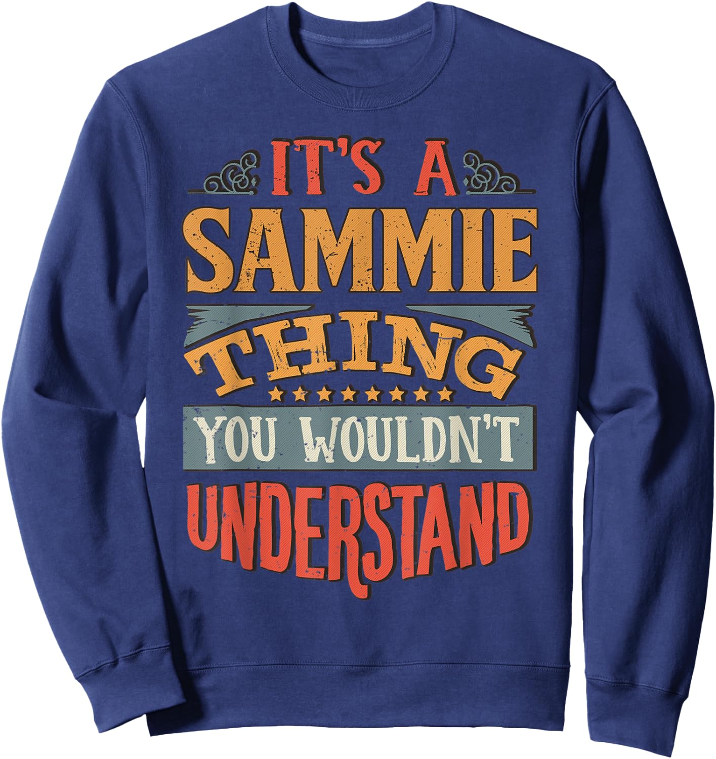 Sammie Name Sweatshirt - Sweatshirt | Navy