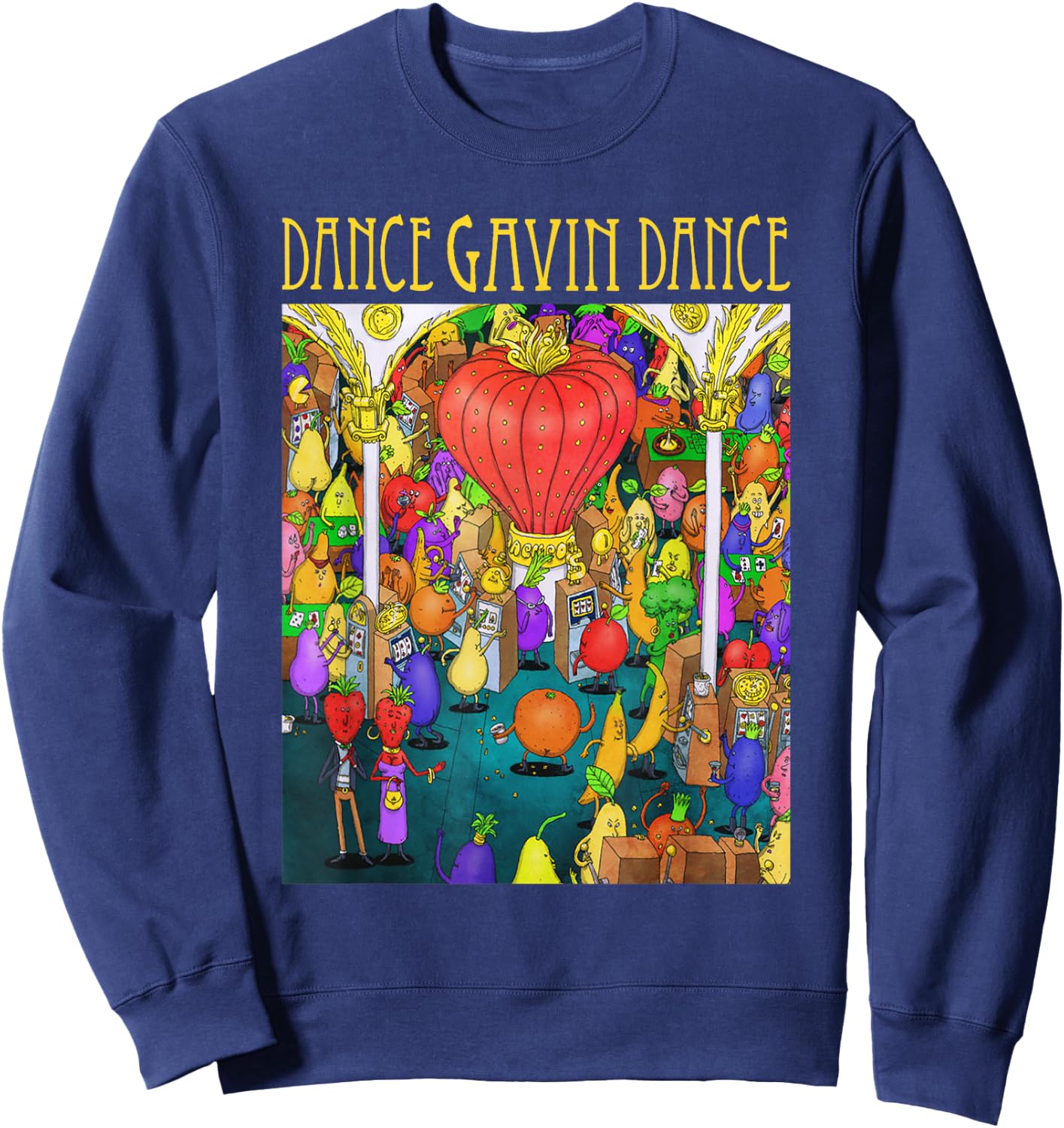 Dance Gavin Dance Merch - Dance Gavin Dance - Dance Gavin Sweatshirt - Sweatshirt | Navy