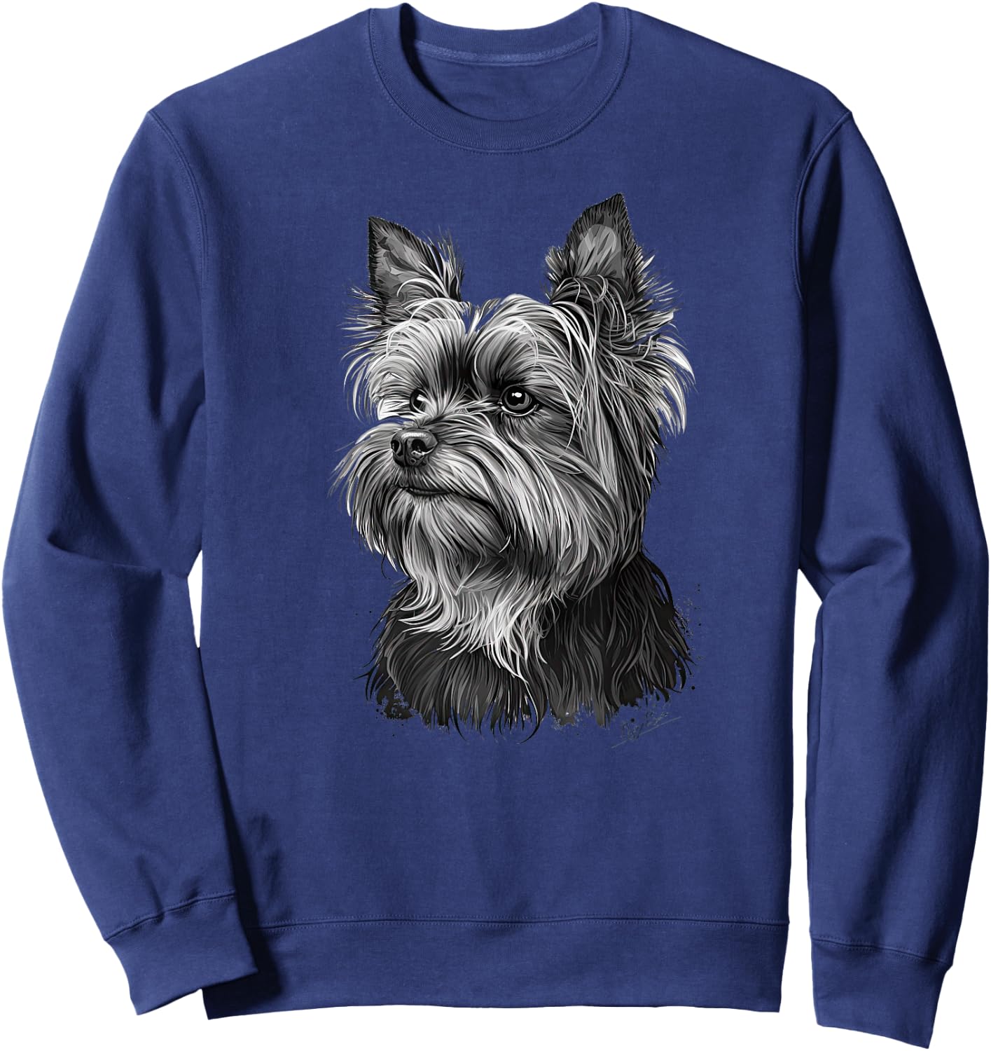 Funny Yorkshire Terrier Cute Sweatshirt - Sweatshirt | Navy