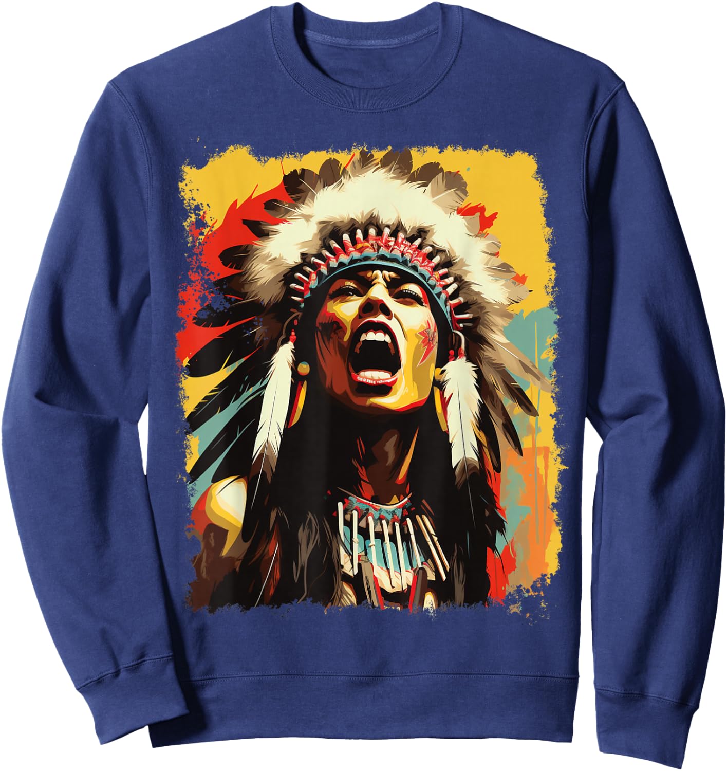 Native American Sweatshirt - Sweatshirt | Navy