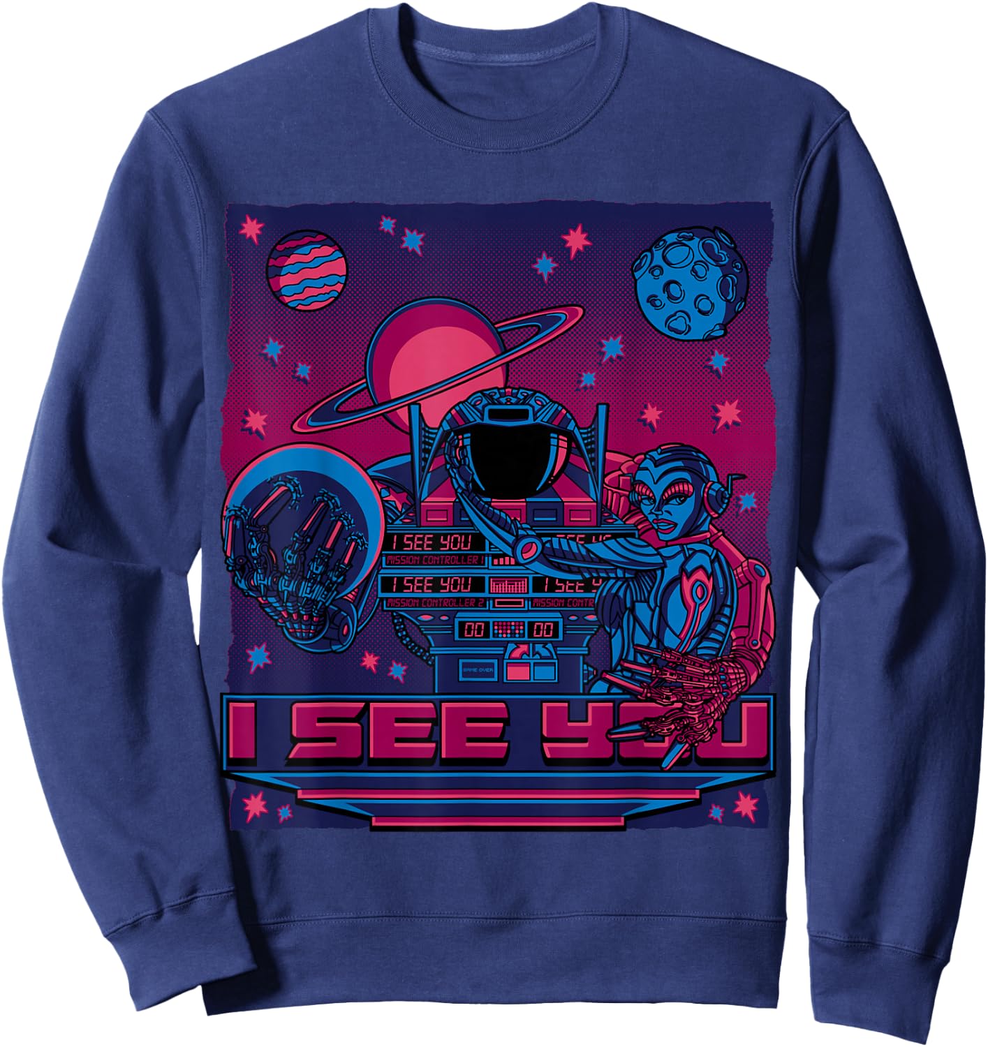 Pinbot Pinball Sweatshirt - Sweatshirt | Navy