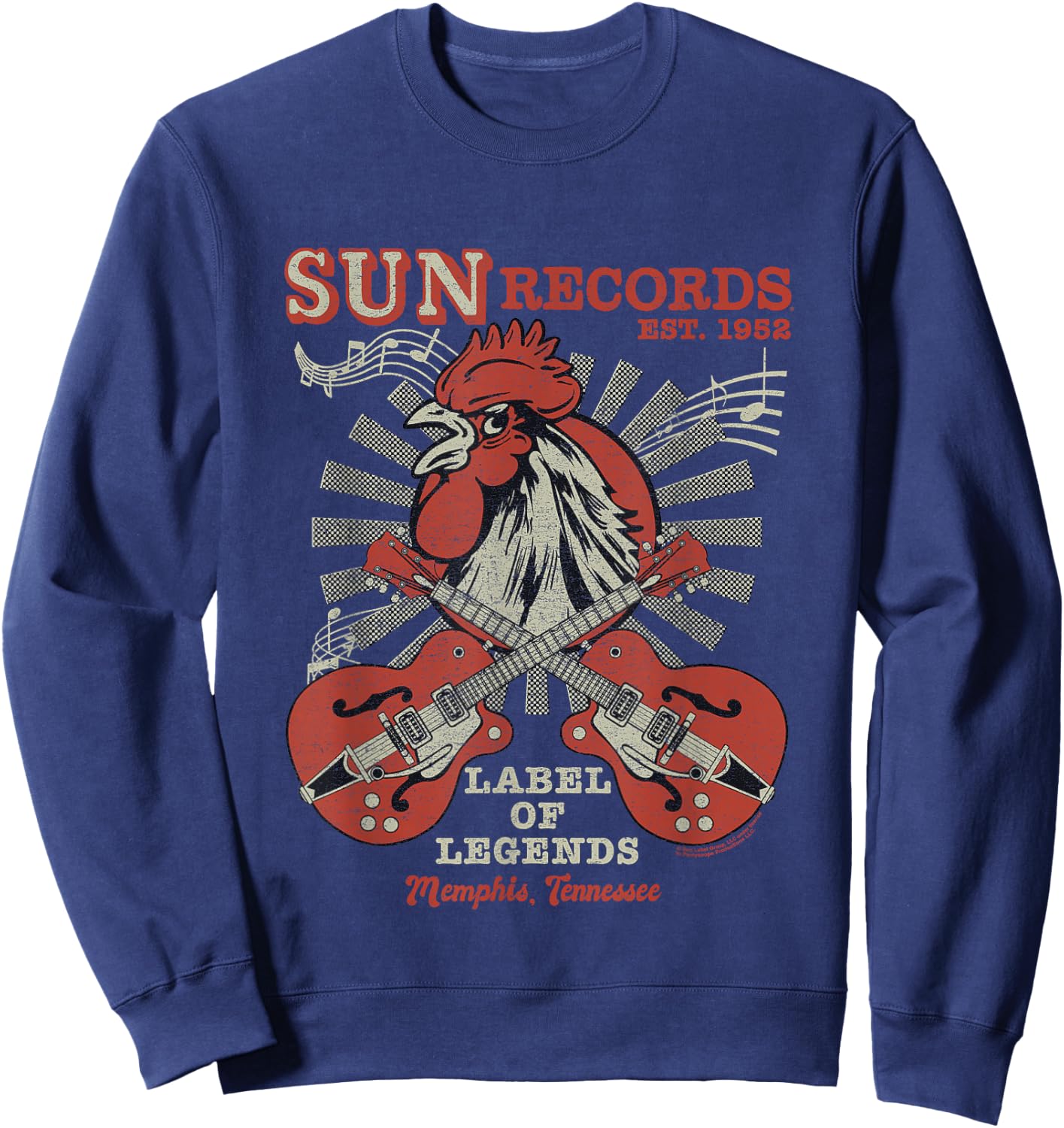 Sun Records Label of Legends Sweatshirt - Sweatshirt | Navy