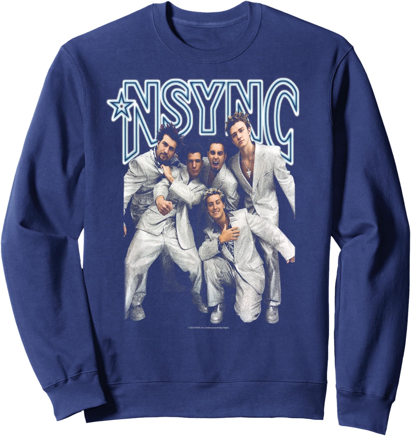 NSYNC Official Diamond Rings Sweatshirt - Sweatshirt | Navy