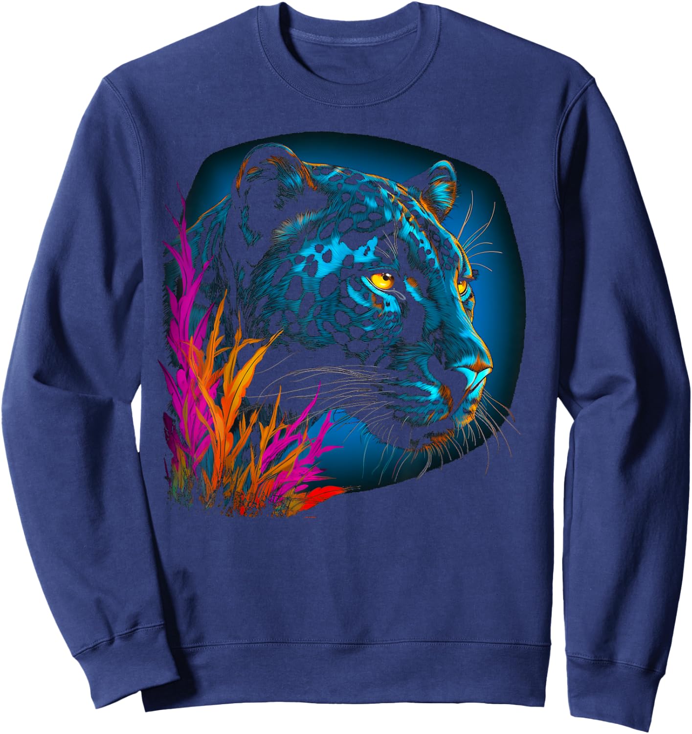 Nature Lover Panther Sweatshirt - Sweatshirt | Navy
