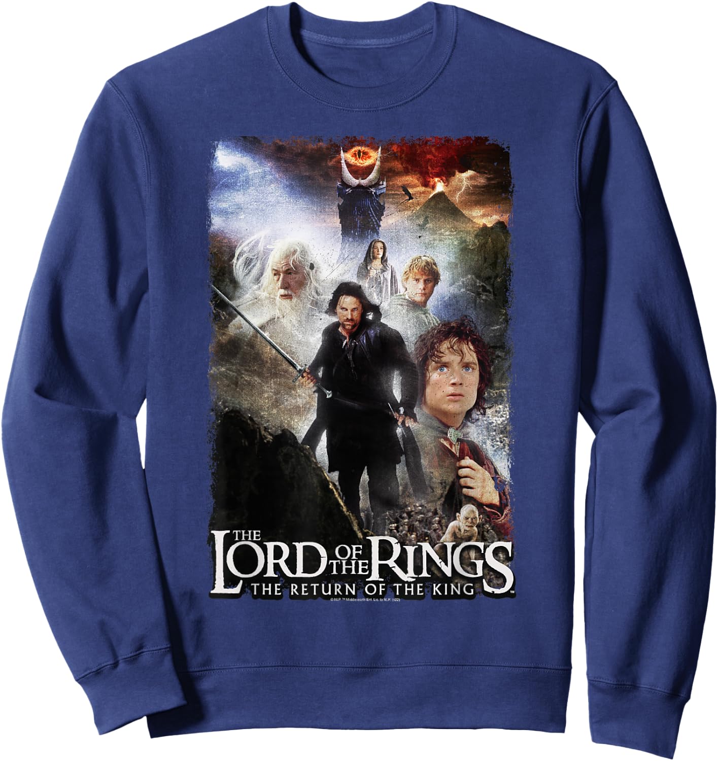The Lord of the Rings The Return Of The King Final Fight Sweatshirt - Sweatshirt | Navy