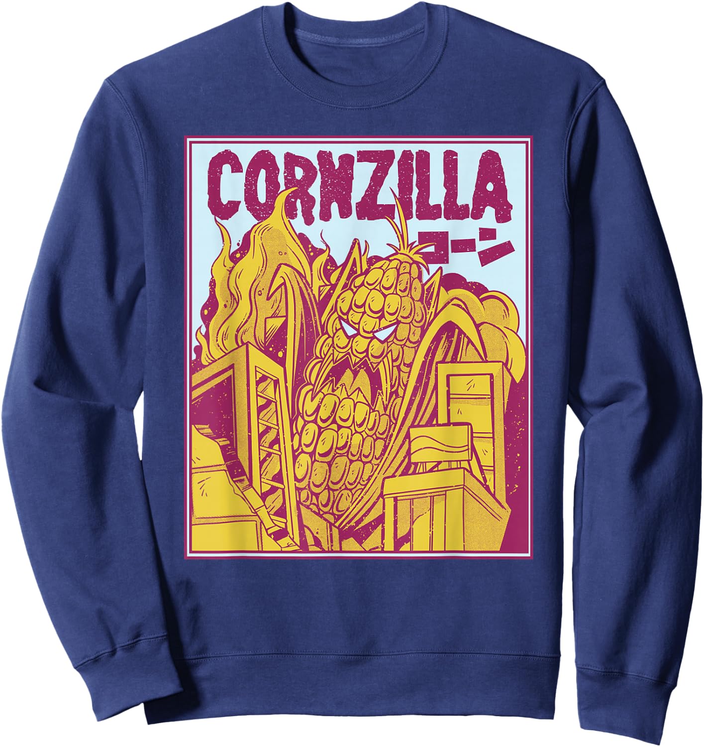 Nebraska Corn Sweatshirt - Sweatshirt | Navy