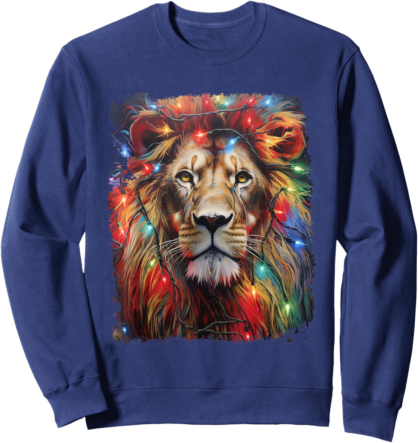 Christmas Lion Sweatshirt - Sweatshirt | Navy