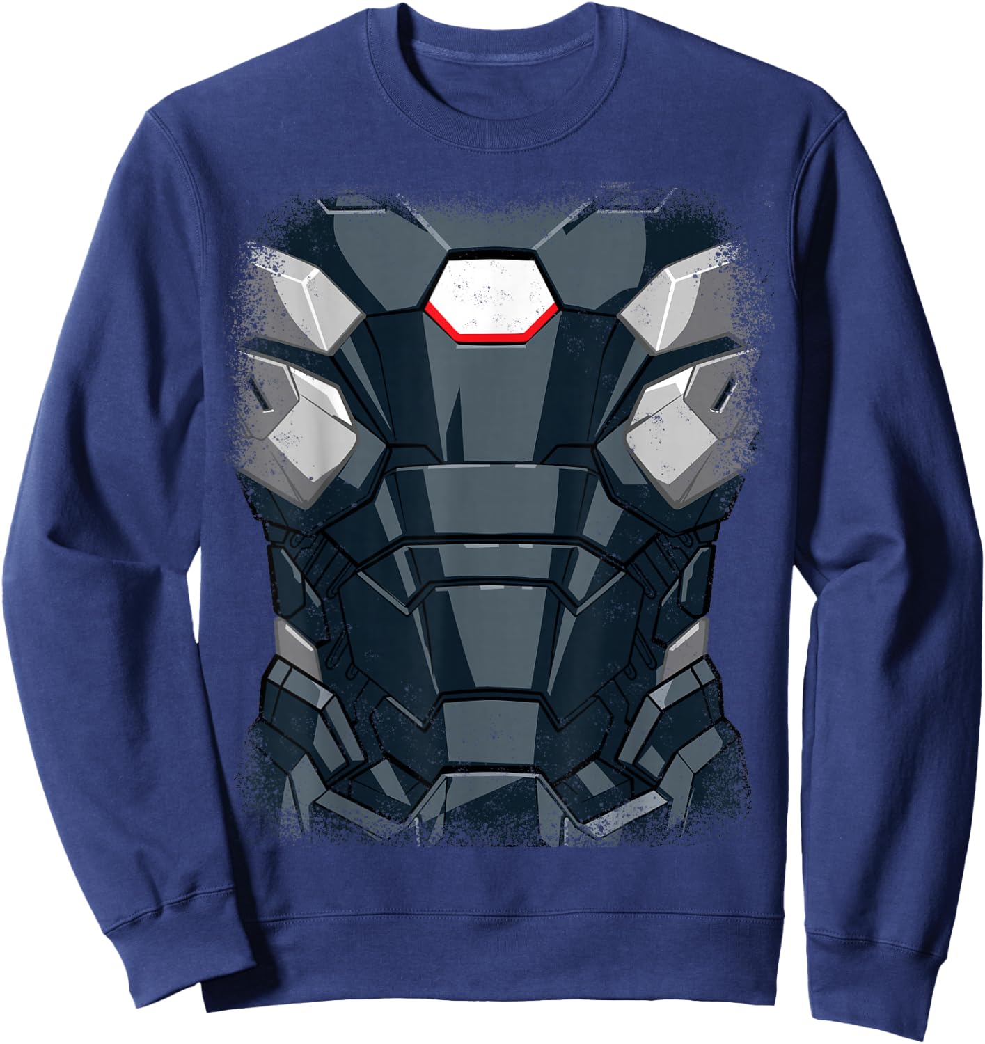 Marvel War Machine Iron Man Armor Avengers Halloween Costume Sweatshirt - Sweatshirt | Navy
