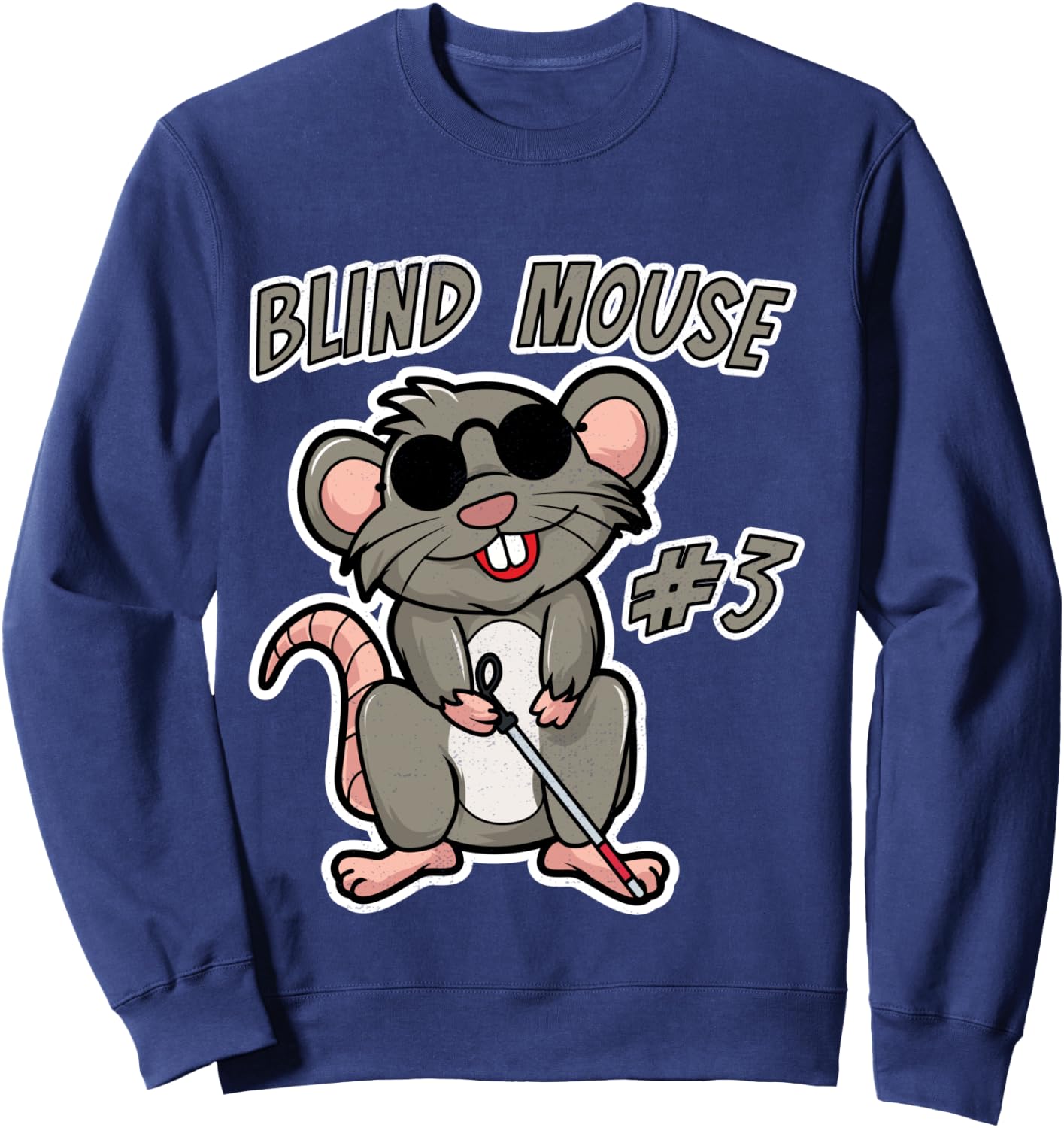 Kawaii Matching Group Outfit #3 3 Three Blind Mice Costumes Sweatshirt - Sweatshirt | Navy
