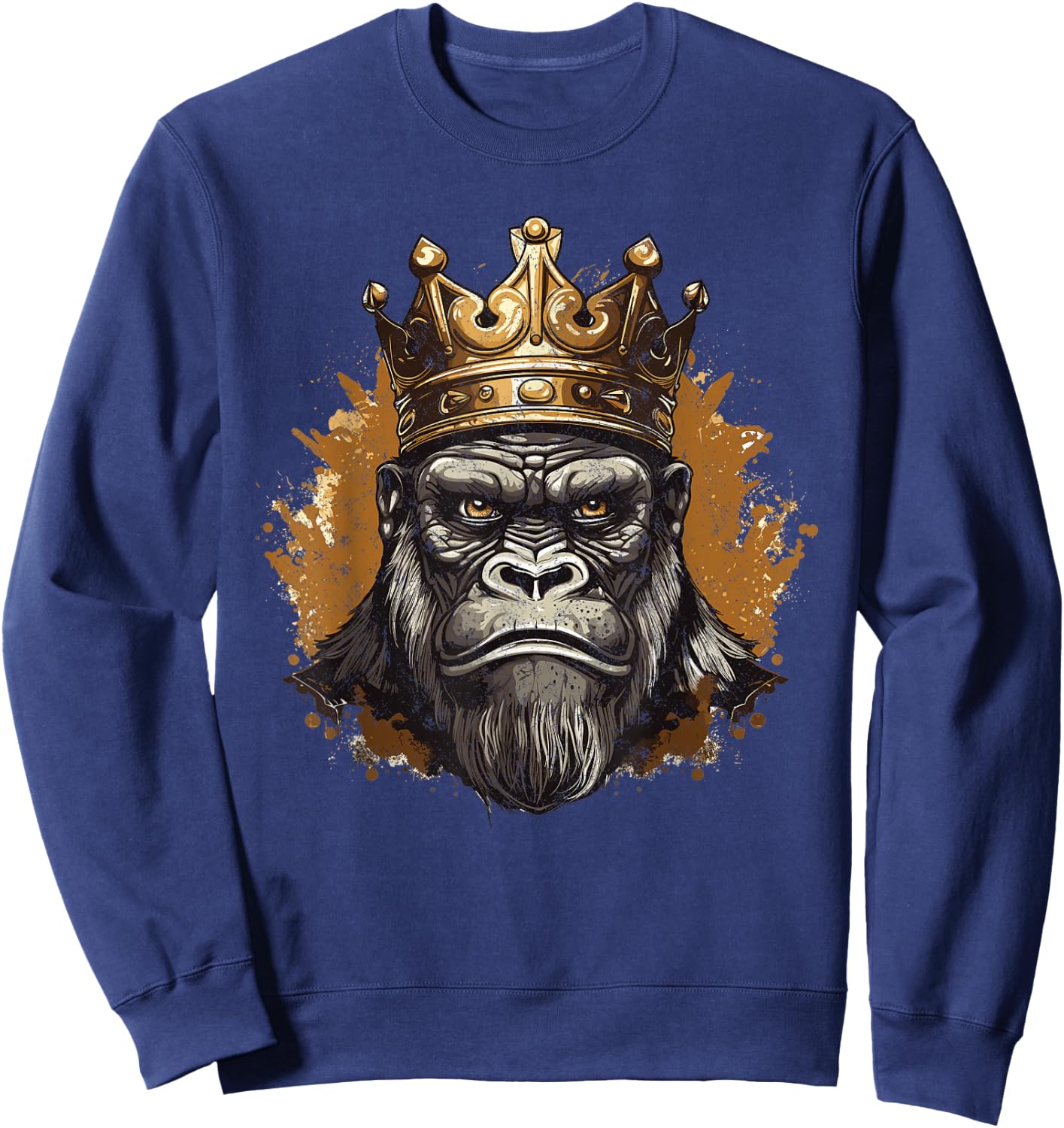 Silverback Gorilla King Sweatshirt - Sweatshirt | Navy