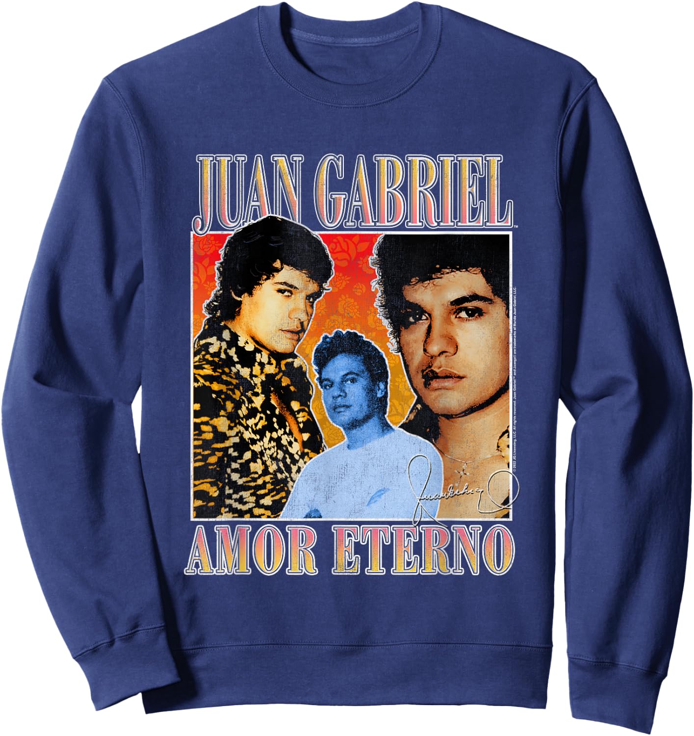 Popfunk Mexican Theme Women's Letter Print - Black, Small Sweatshirt - Sweatshirt | Navy