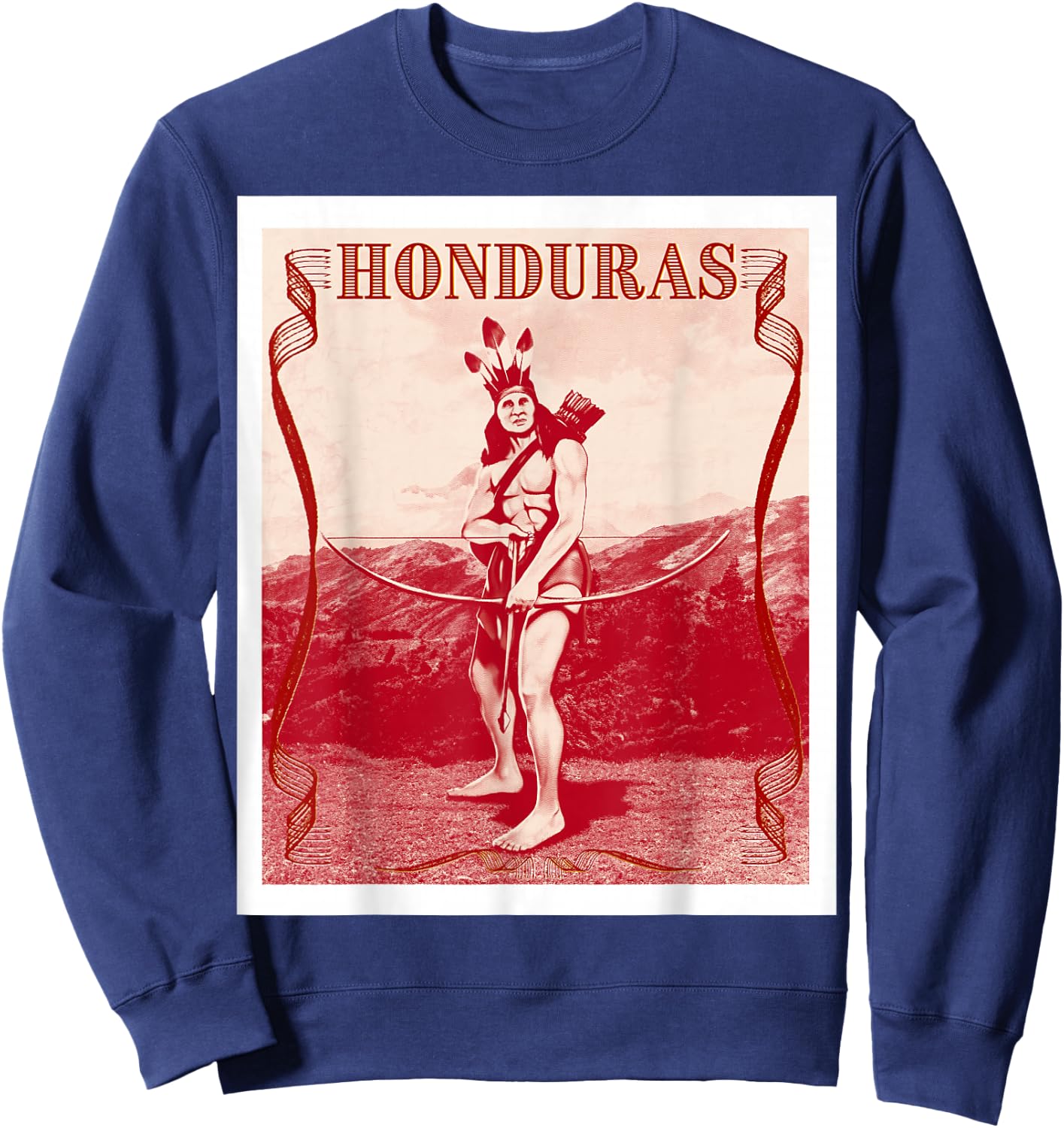 Honduras indio lempira Sweatshirt - Sweatshirt | Navy