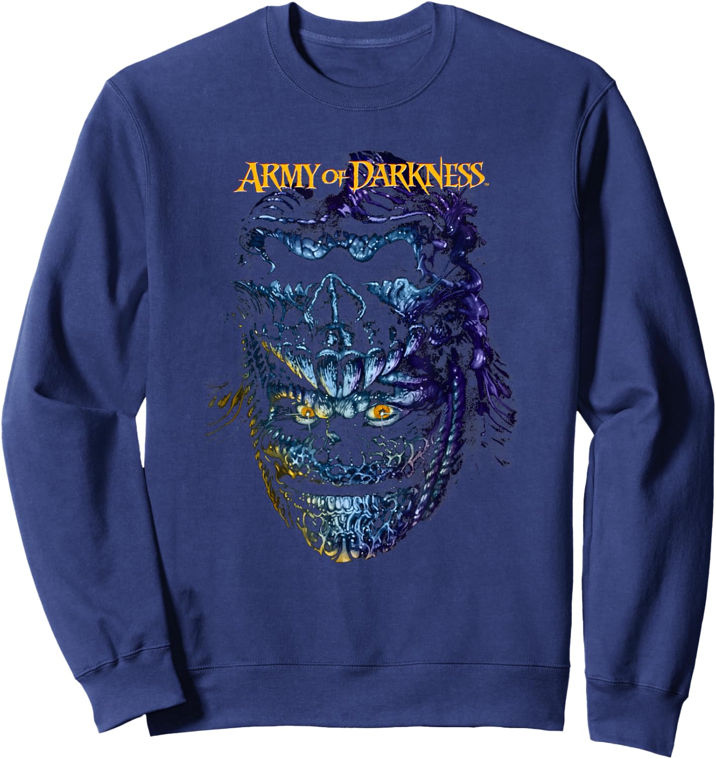 Army of Darkness Evil Ash Sweatshirt - Sweatshirt | Navy