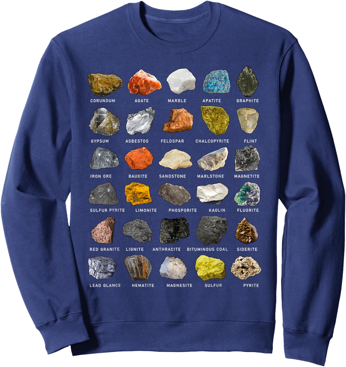 Geology, Rock Collector, Geologist, Rock Hound Sweatshirt - Sweatshirt | Navy