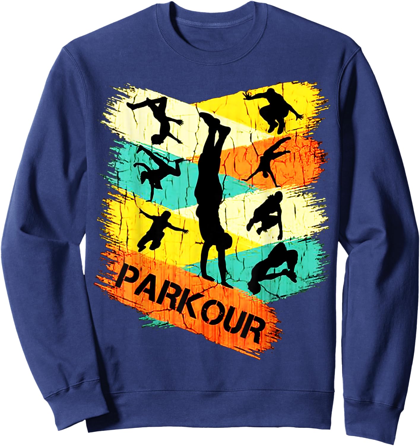Love Parkour men shirt parkour gifts for boys, kids, women Sweatshirt - Sweatshirt | Navy