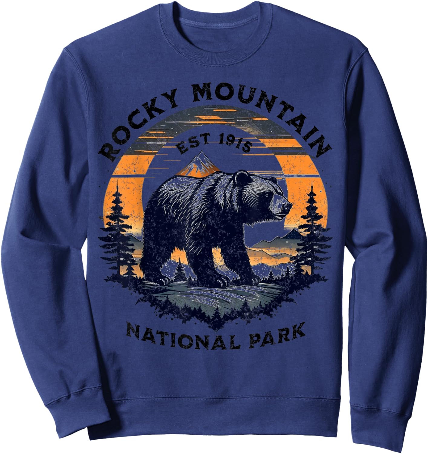 Rocky Mountain National Park Sweatshirt - Sweatshirt | Navy