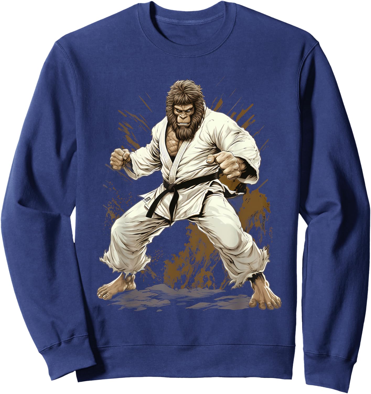 MMA Bigfoot Karate Sweatshirt - Sweatshirt | Navy