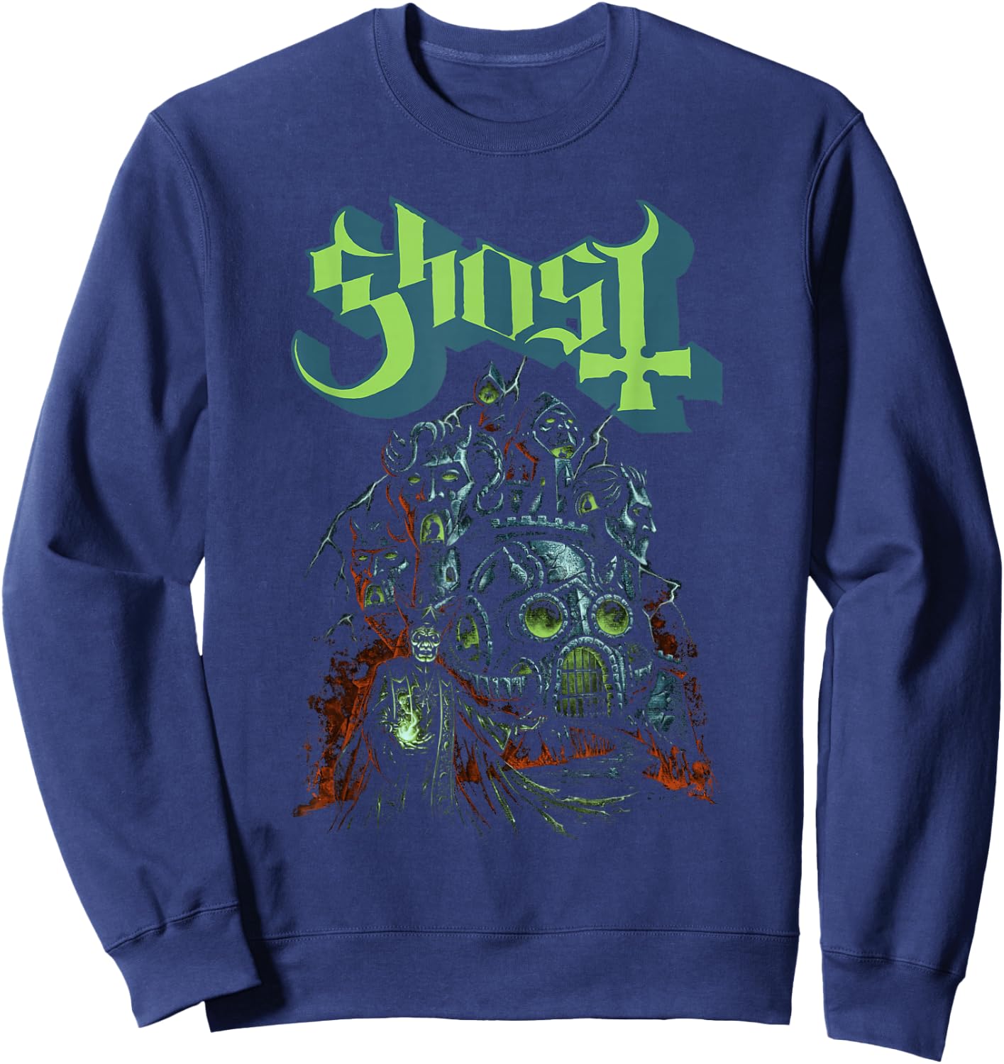 Ghost – Ghoul Castle Sweatshirt - Sweatshirt | Navy