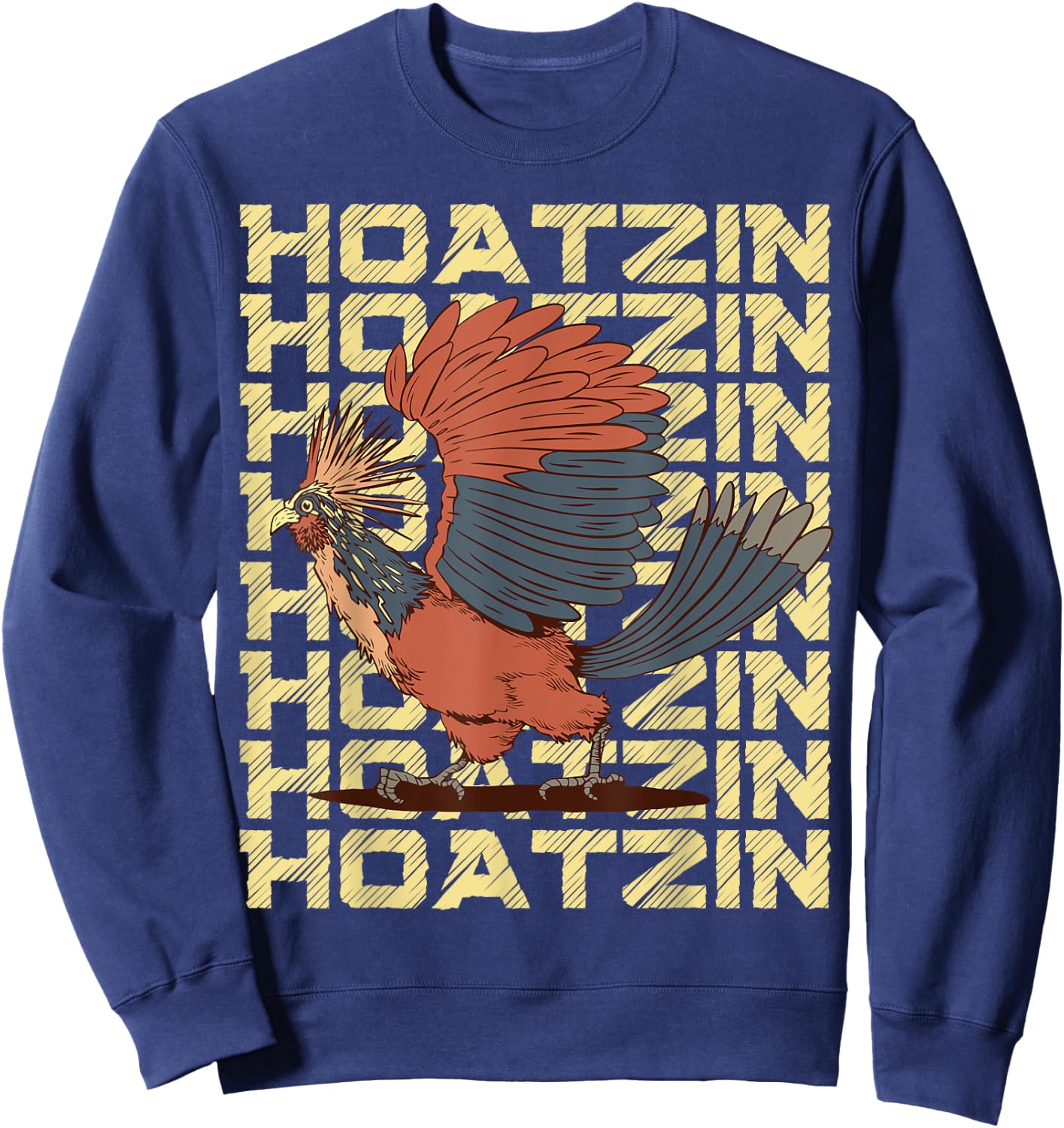 Hoatzin Bird Sweatshirt - Sweatshirt | Navy