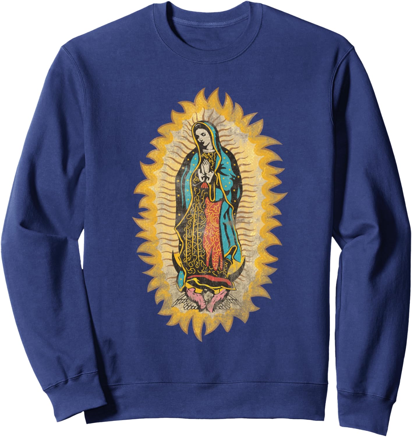 Our lady of Guadalupe Blessed Mary Sweatshirt - Sweatshirt | Navy