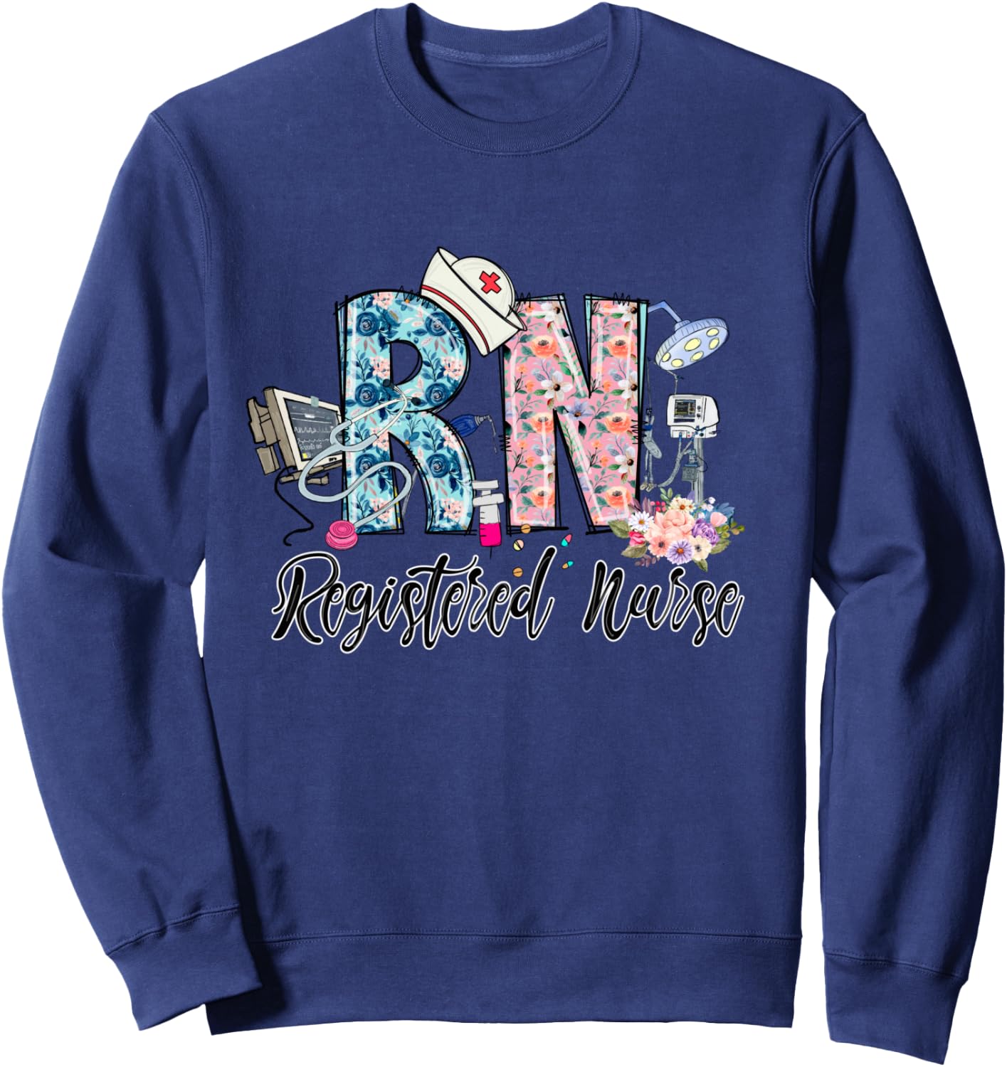 Registered Nurse For Student Nurse RN Sweatshirt - Sweatshirt | Navy