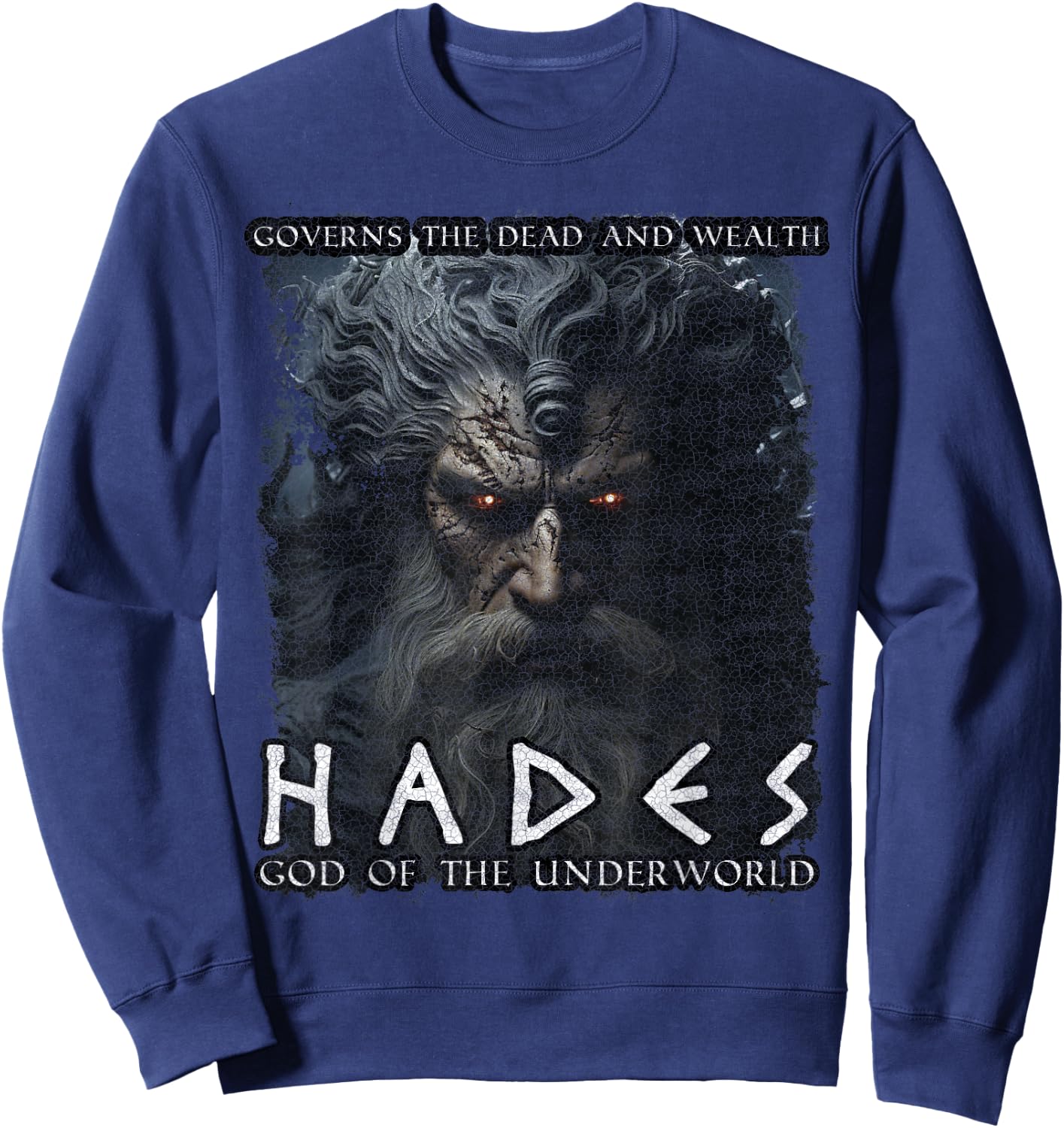 Greek Mythology God Hades Sweatshirt - Sweatshirt | Navy