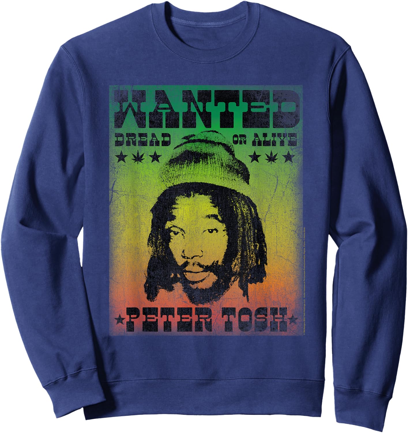 Peter Tosh Dread or Alive Sweatshirt - Sweatshirt | Navy